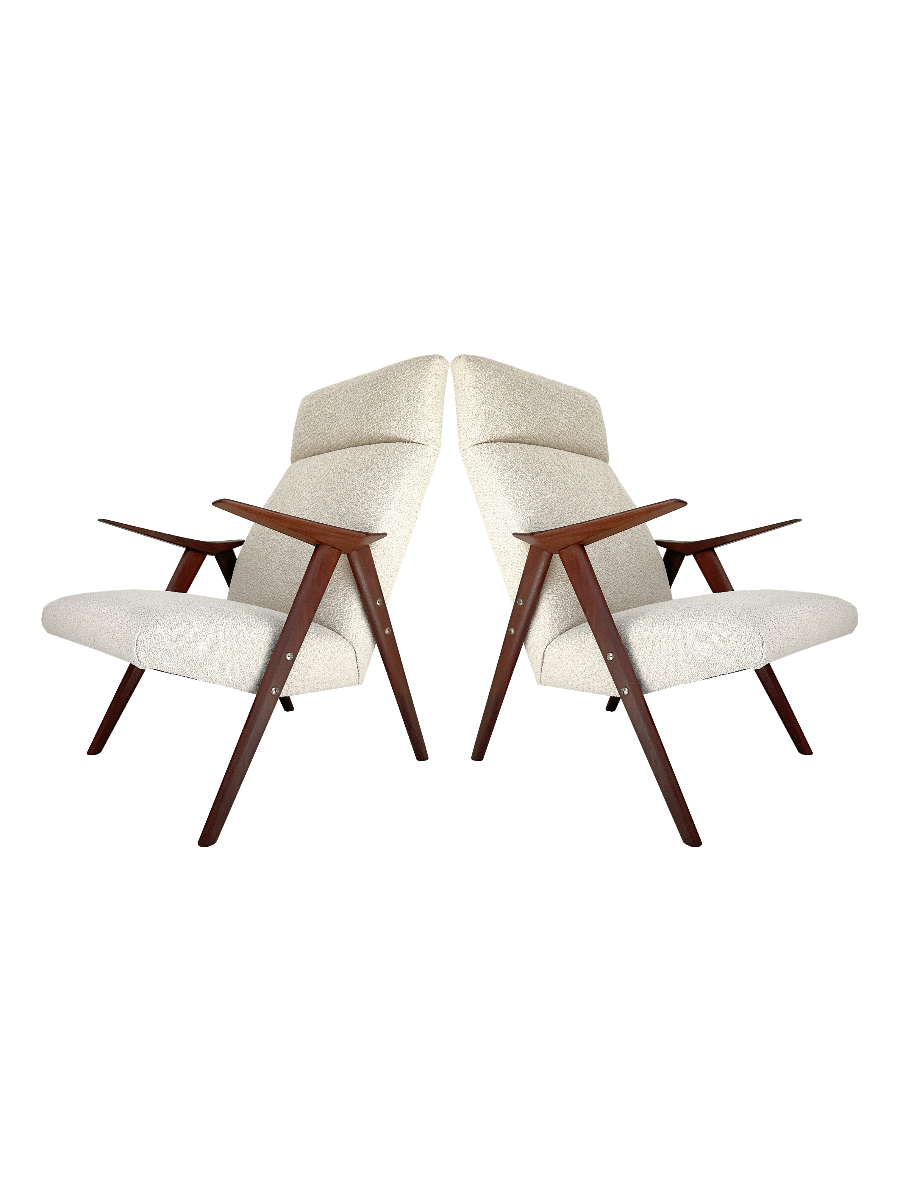 Fauteuil en teck '50s - '60s Européens, MID CENTURY