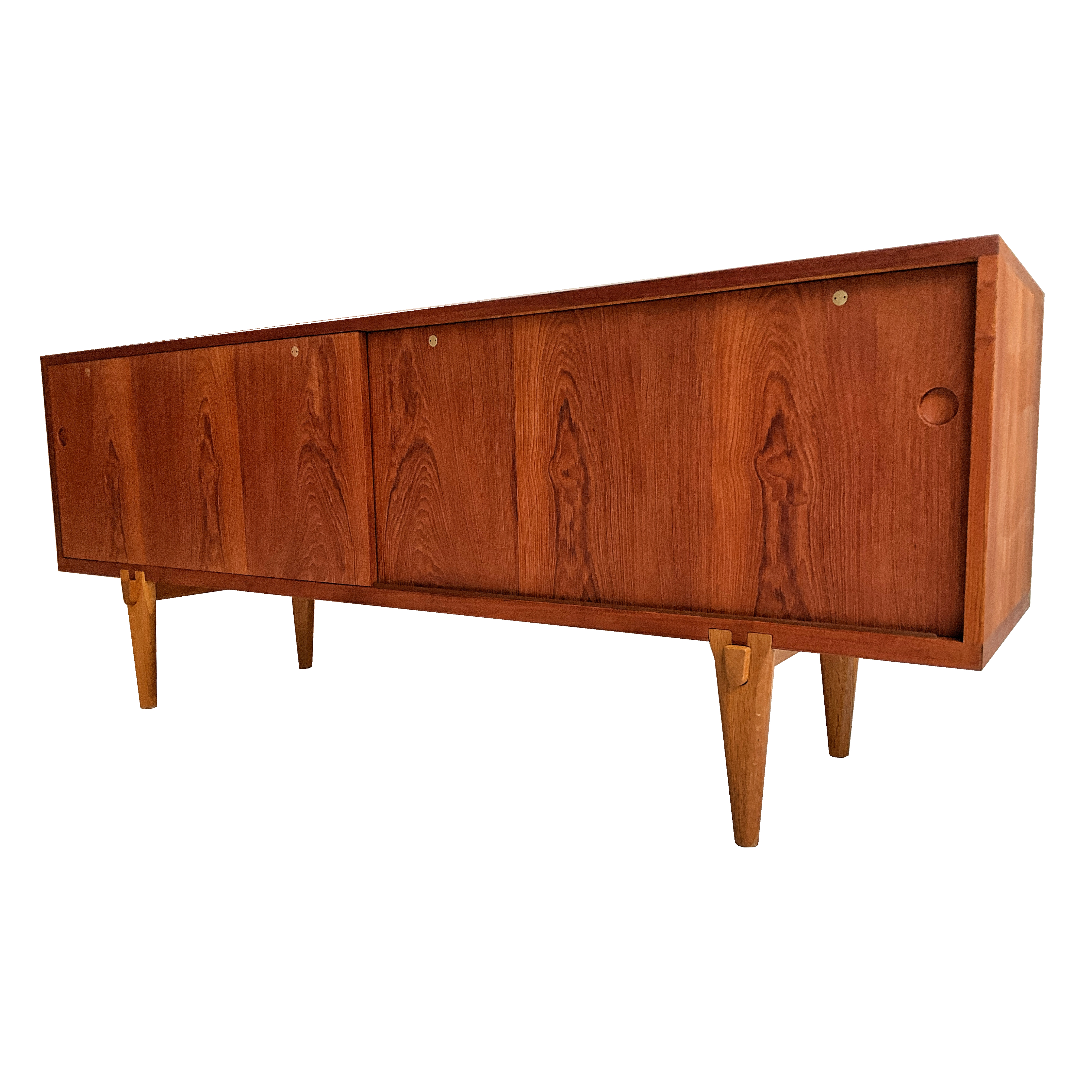 Très Rare! Buffet en teck et chêne '60s