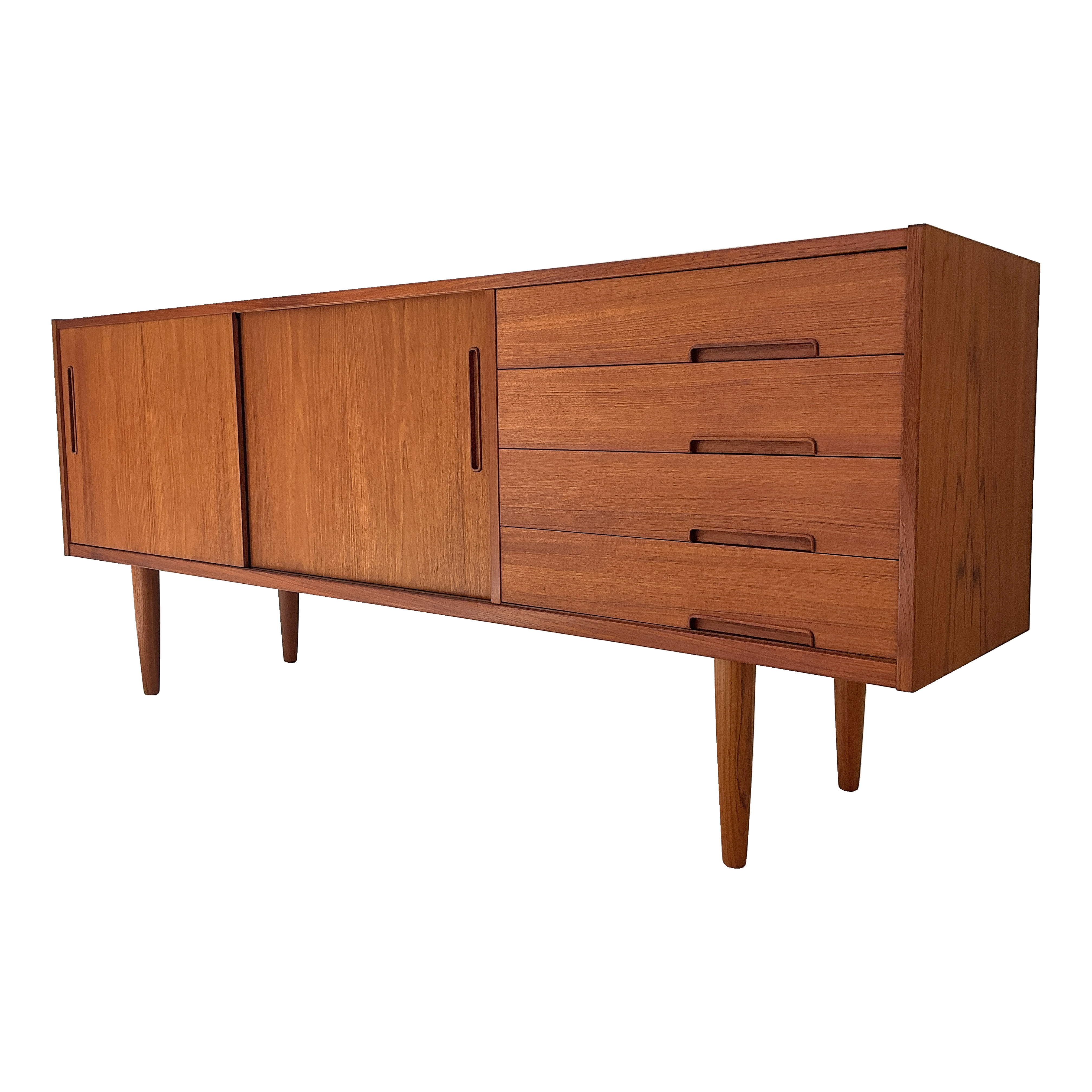 Buffet en teck'60s Nils Jonsson pour Troeds Sweden