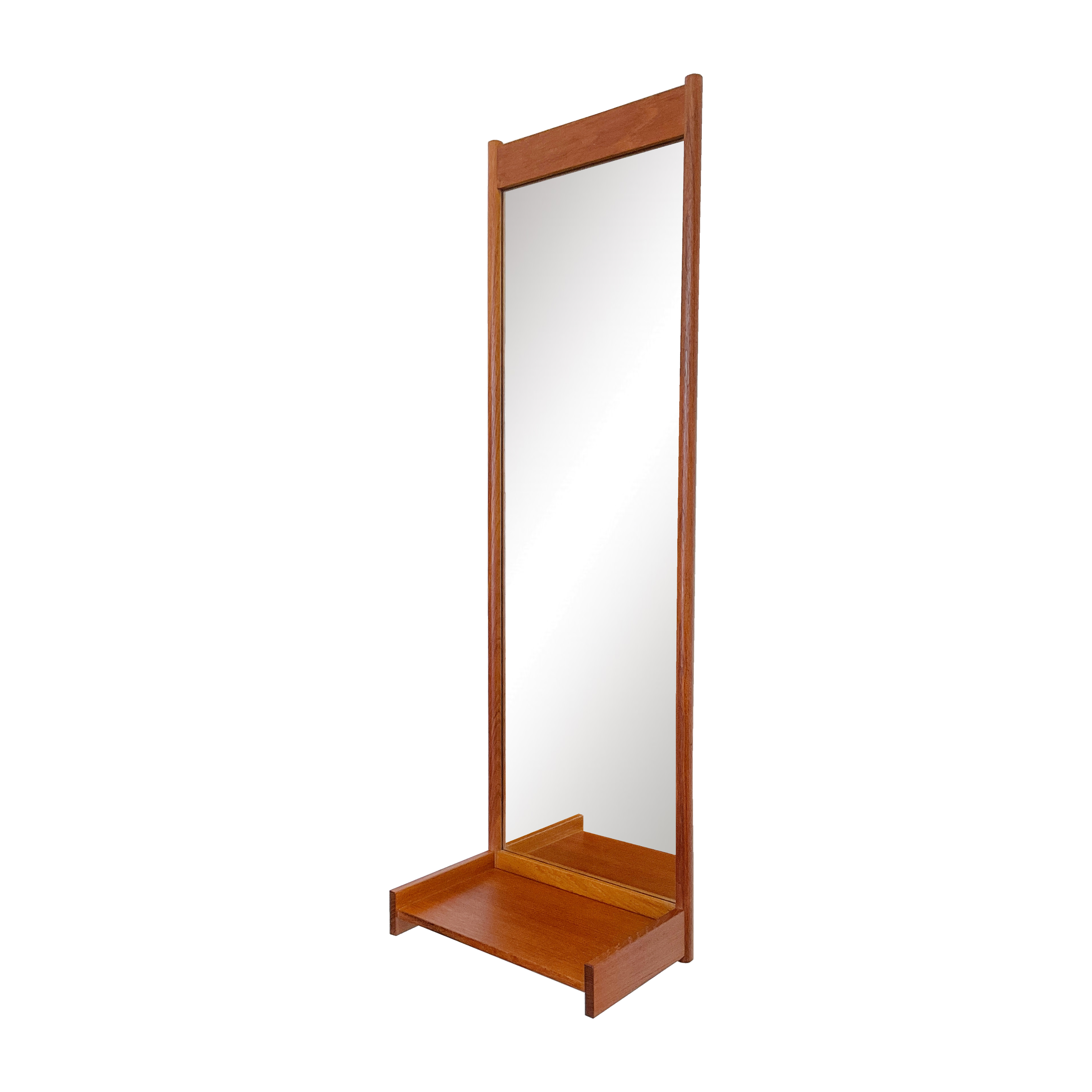 Miroir / tablette en teck '60s Sweden