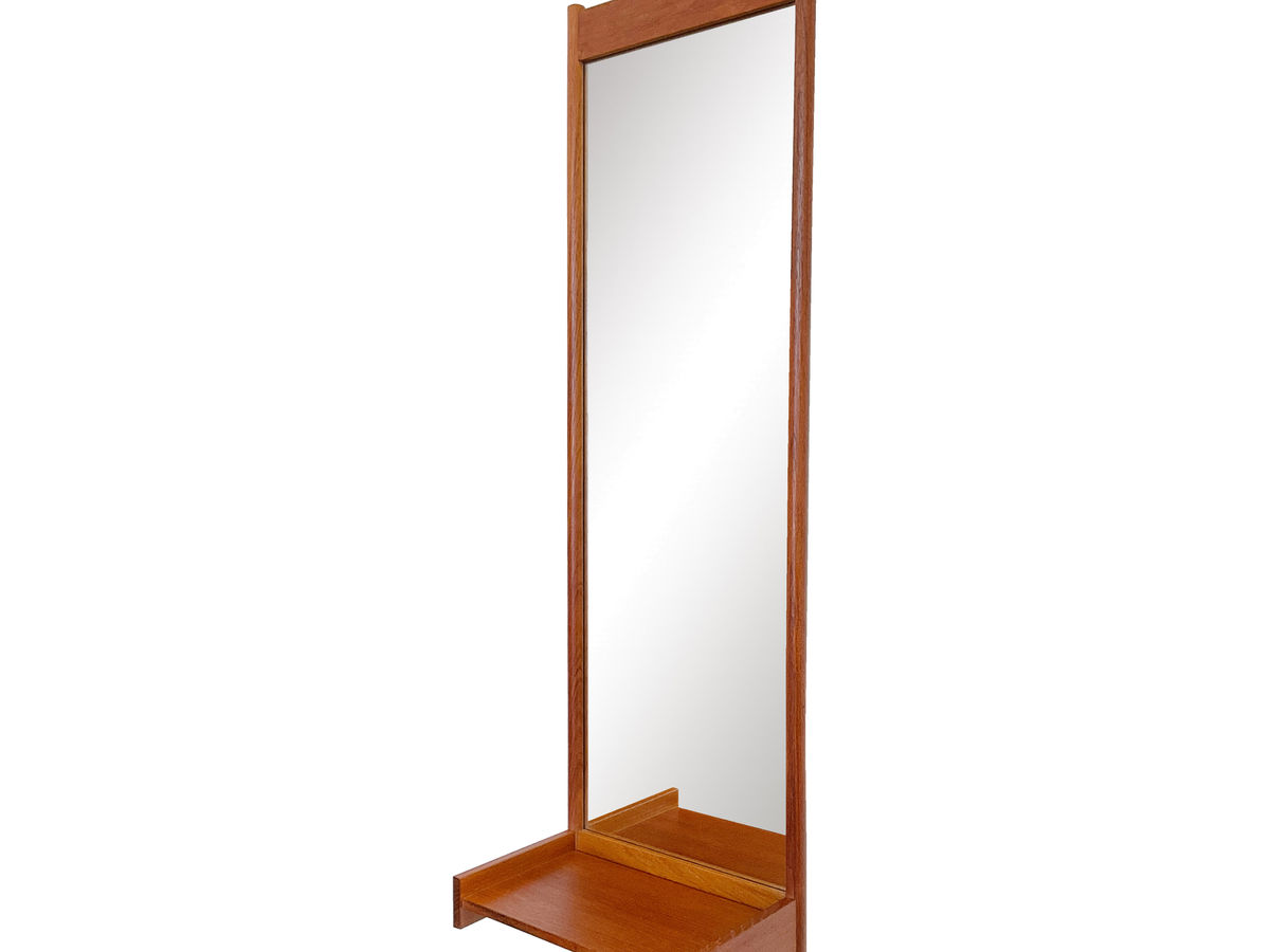 Miroir / tablette en teck '60s Sweden
