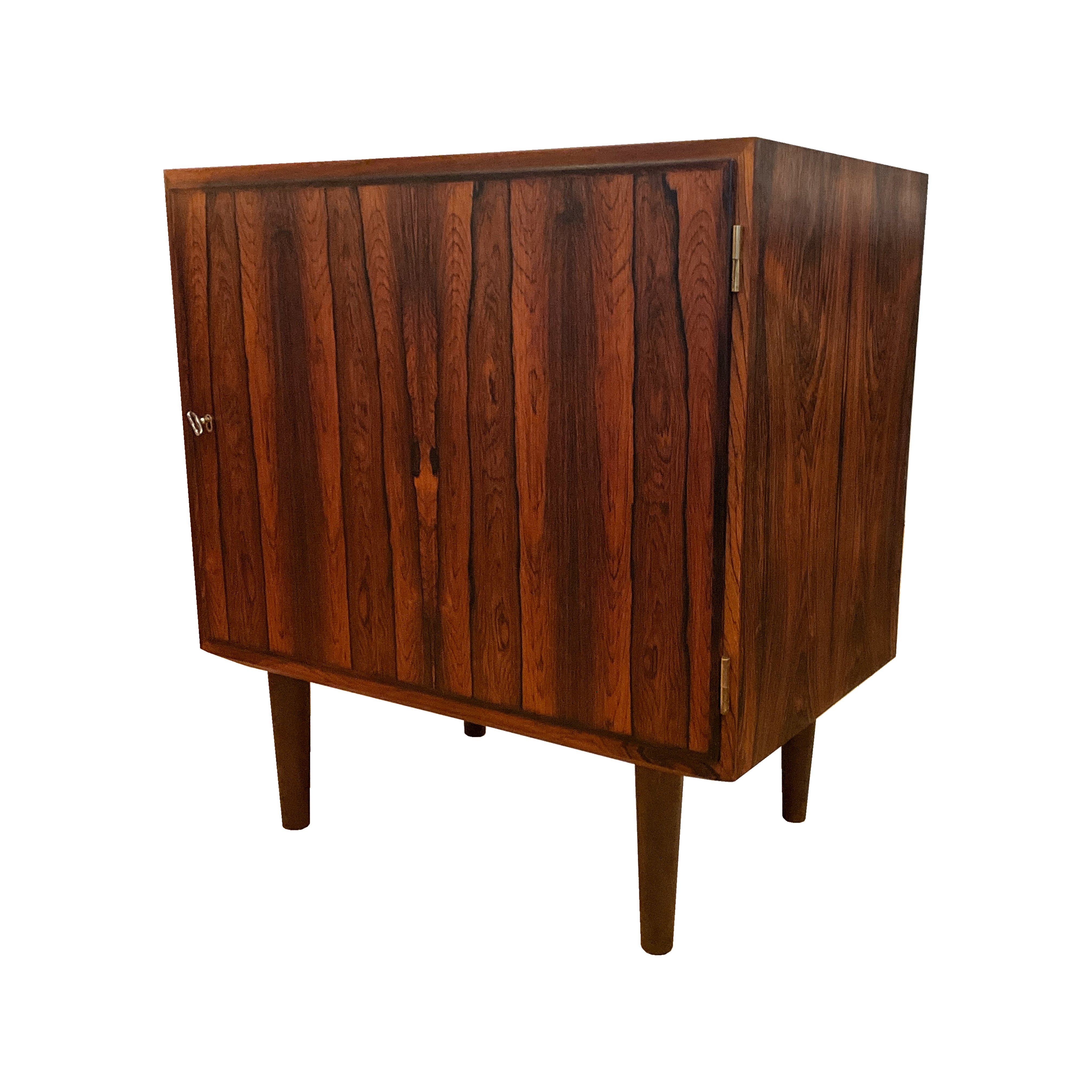 Cabinet en bois de rose '60s Carlo Jensen pour Hundevad & Co. Denmark