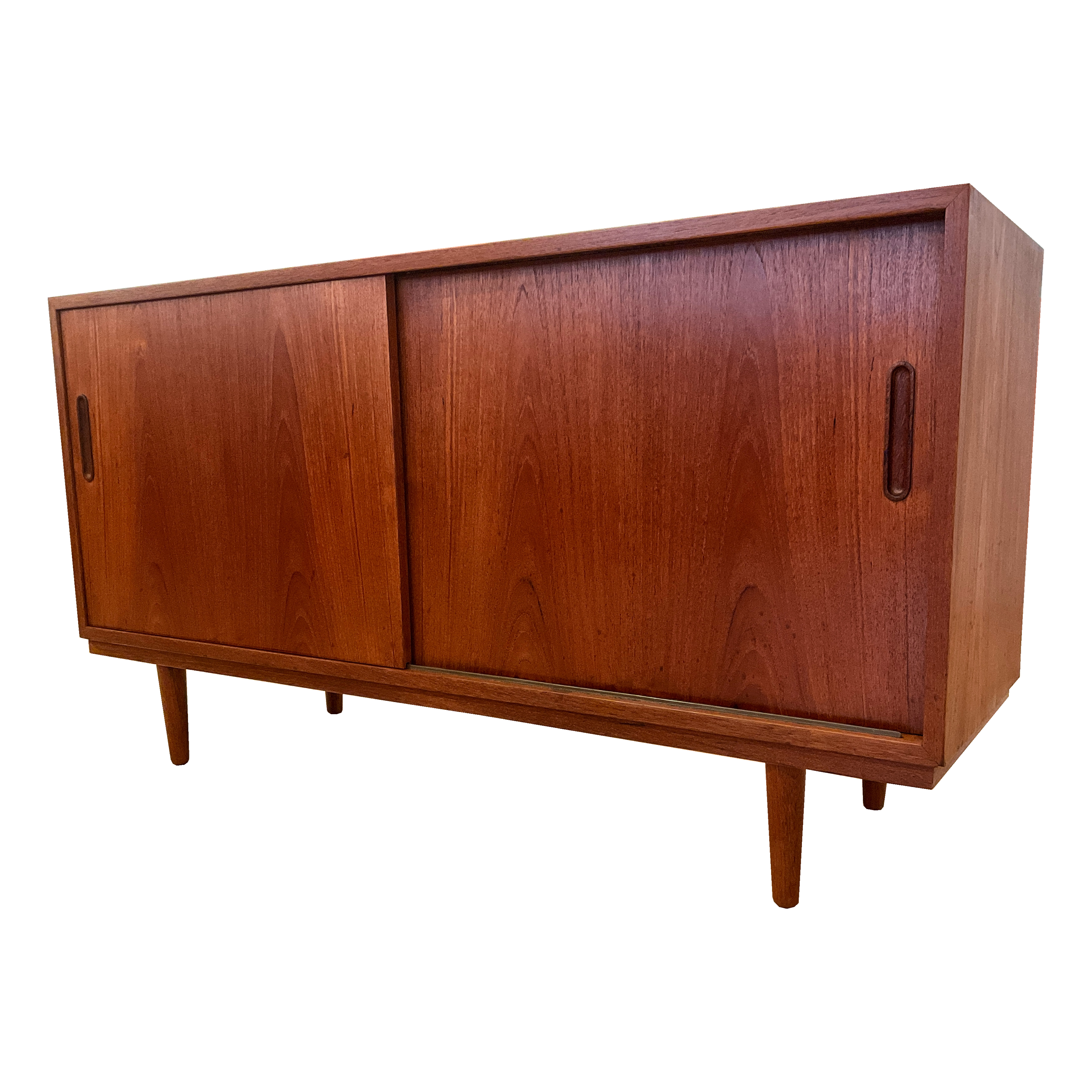 Buffet en teck '50s Carlo Jensen pour Hundevad & Co, Denmark