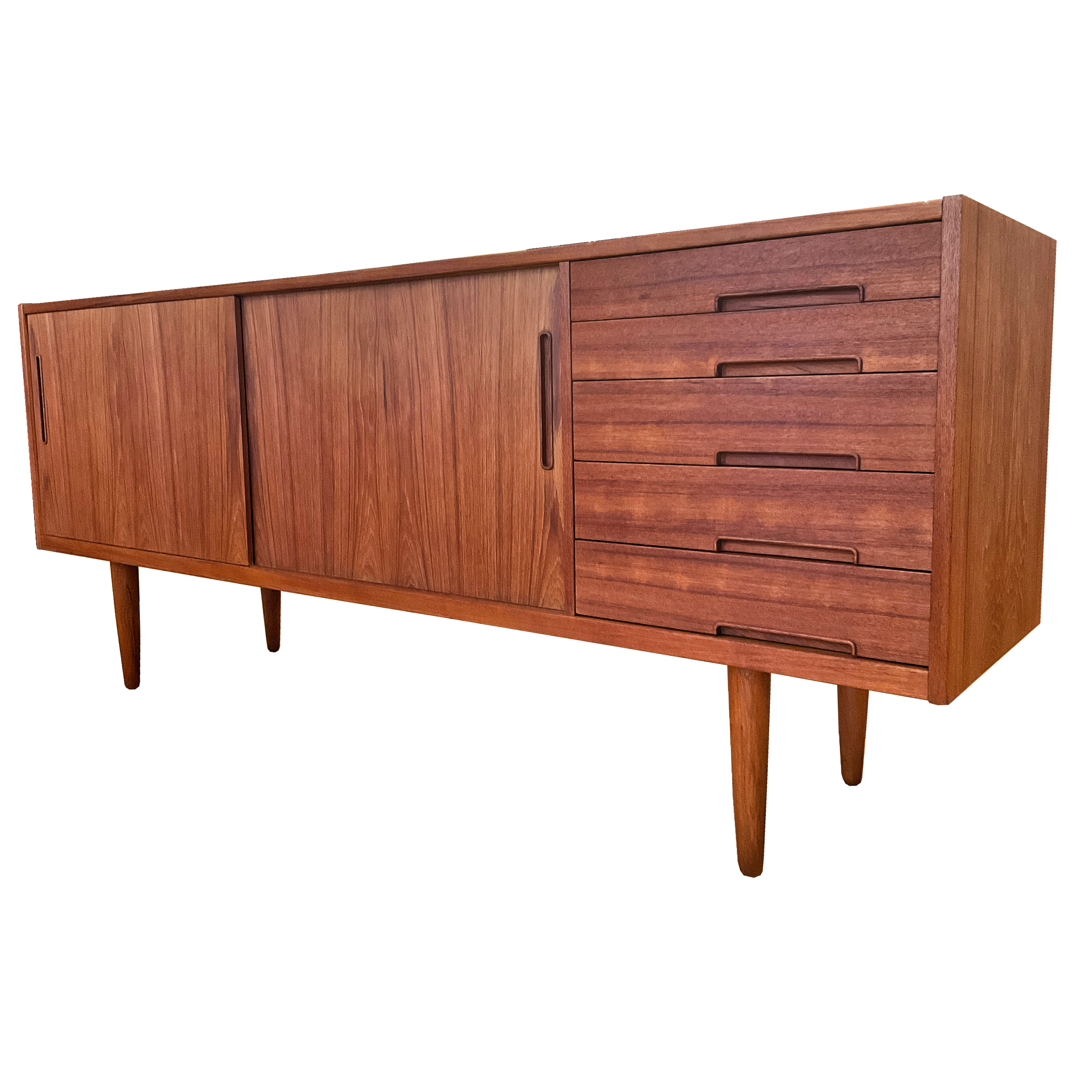 Buffet en teck '60s Nils Jonsson pour Troeds, Sweden