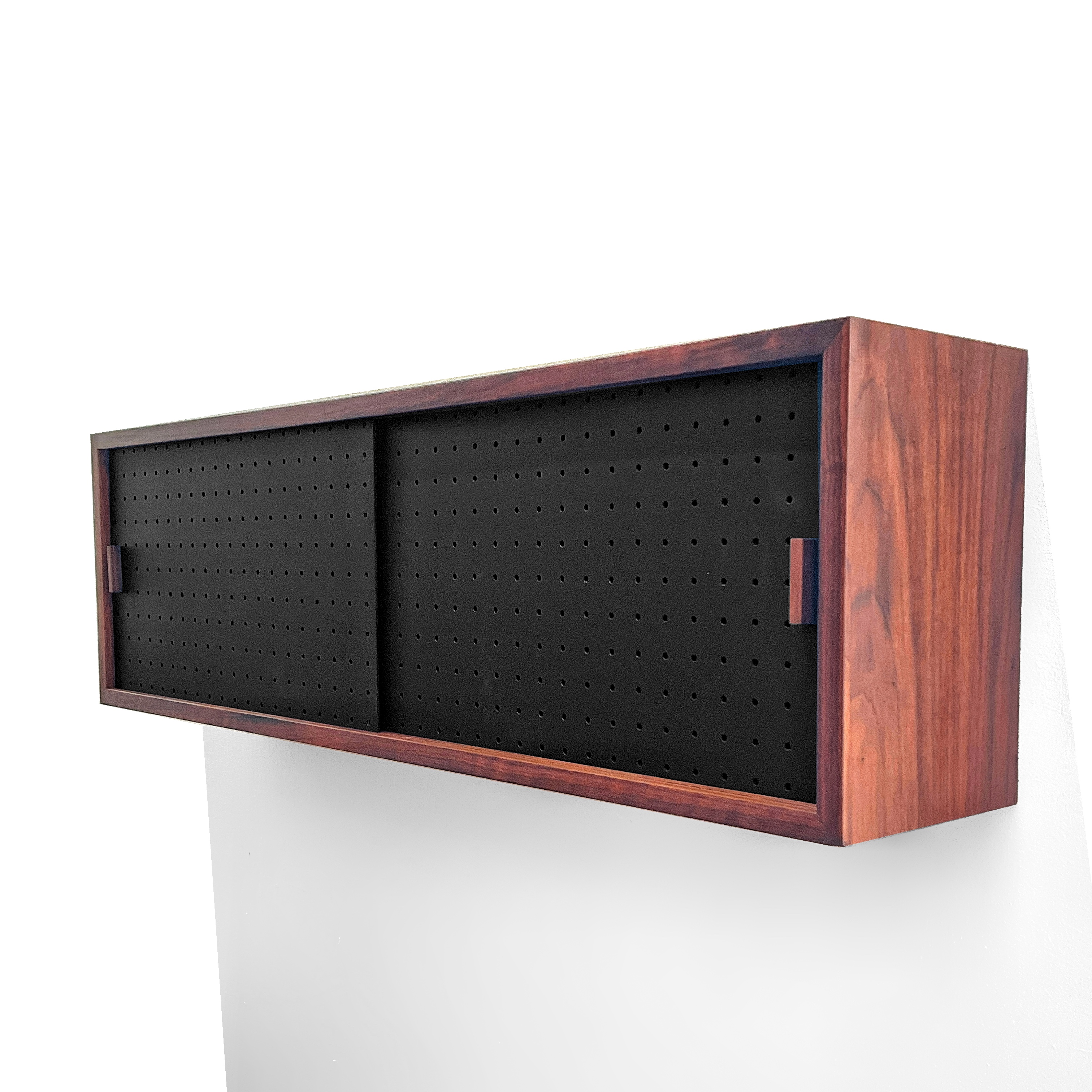 Cabinet murale en noyer '60s Walter Depping, Montréal