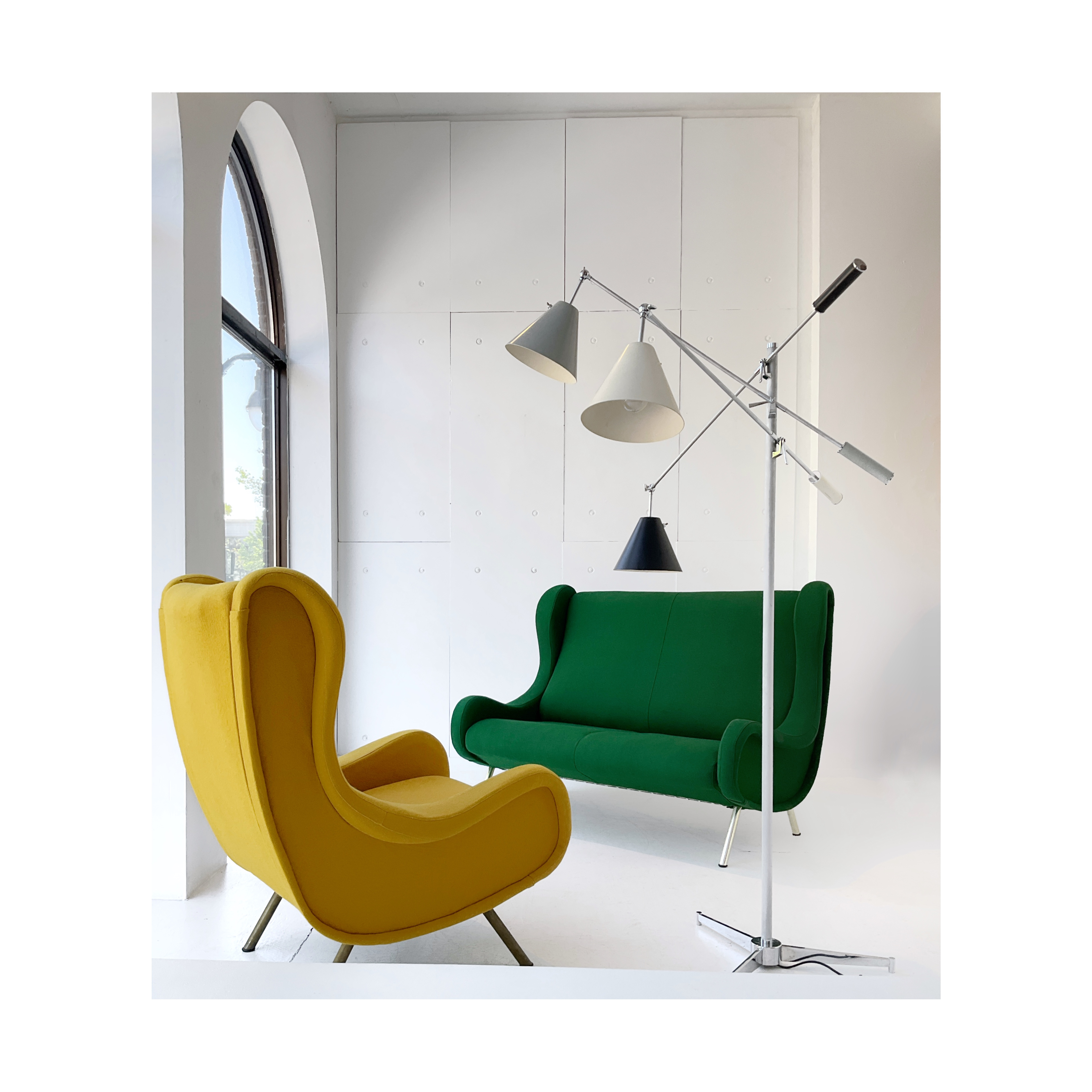 Rare fauteuil et Causeuse, '50s