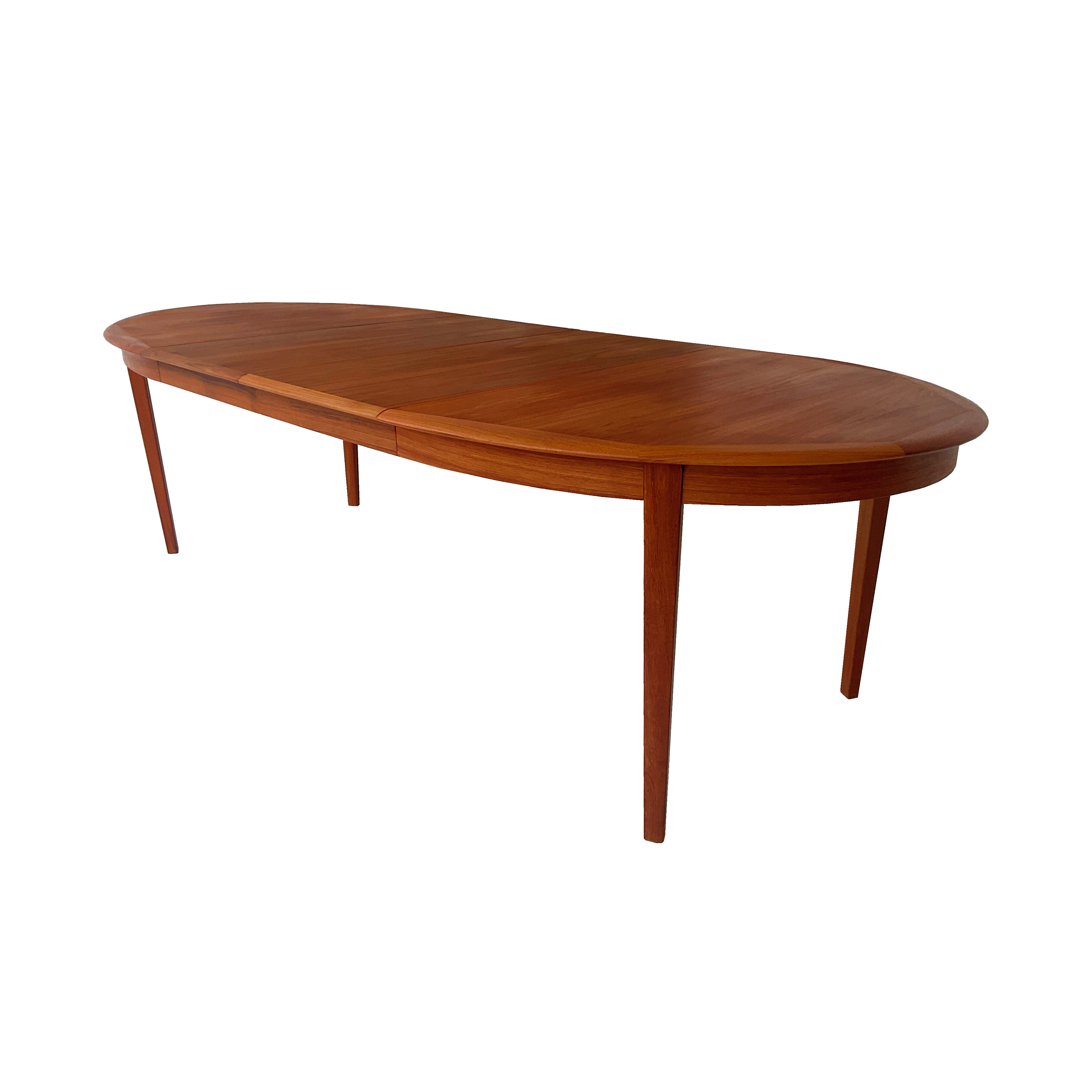 Table ovale en teck '60s Dyrlund, Denmark