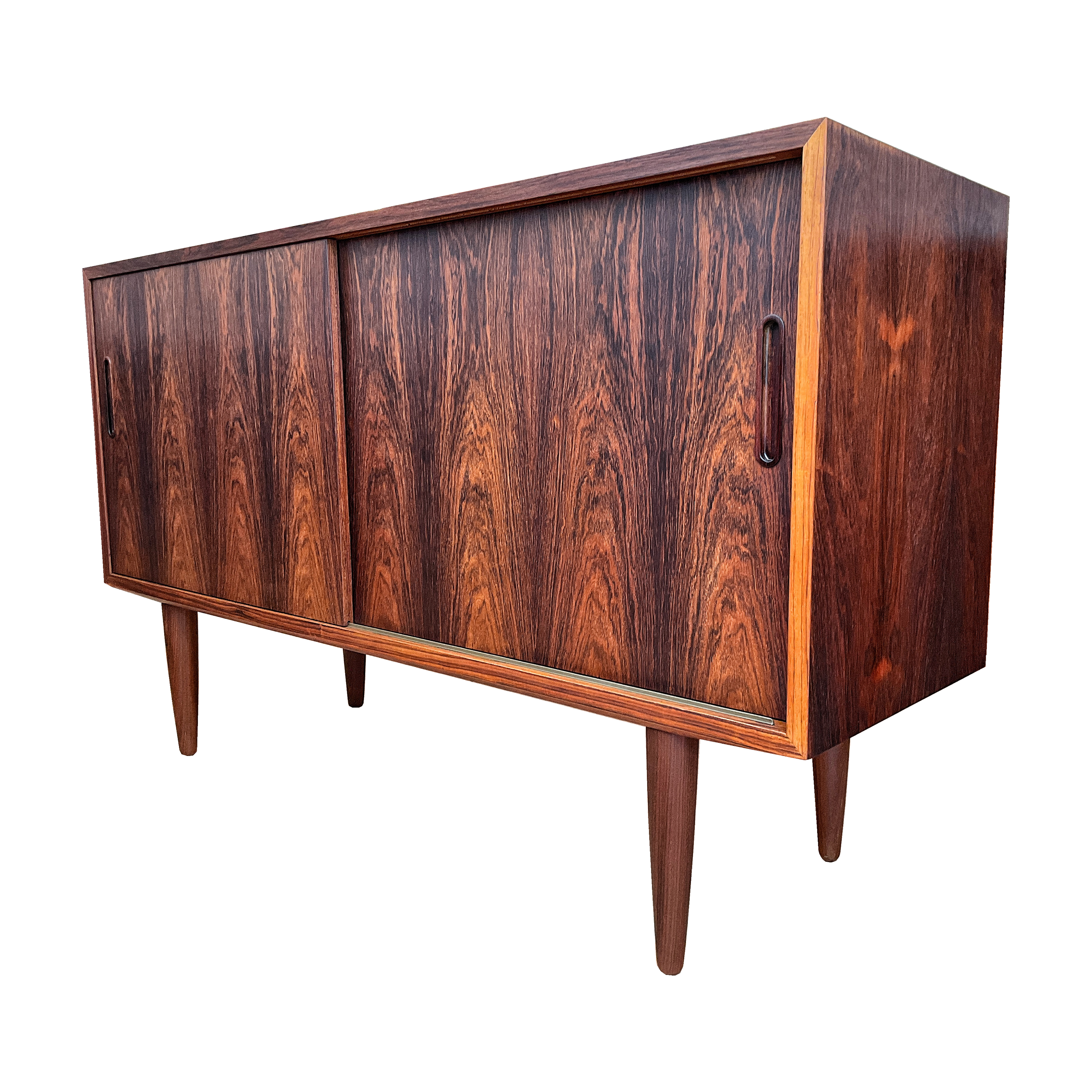 Buffet en bois de rose '60s Carlo Jensen pour Hundevad Denmark