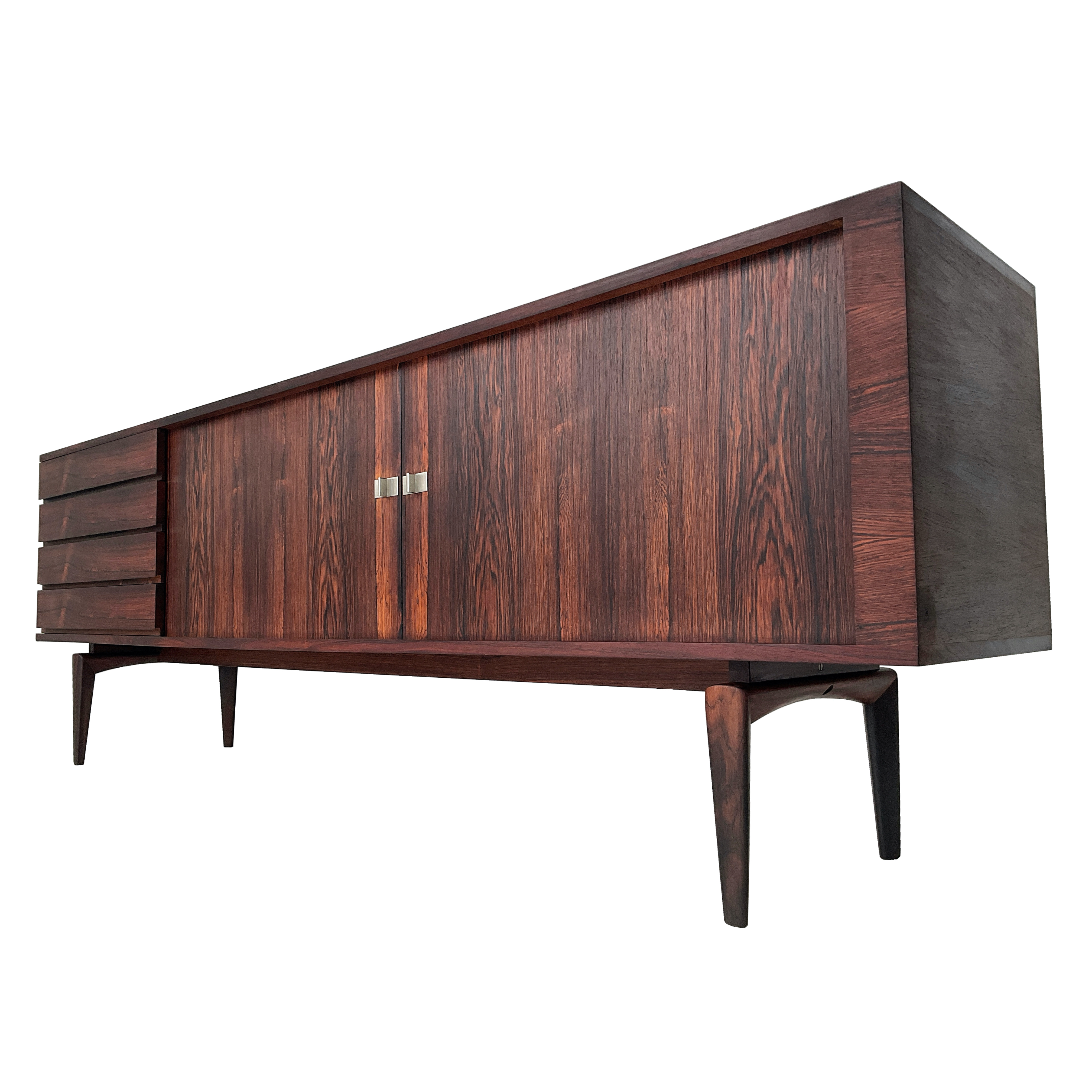 RARE buffet en bois de rose '60s