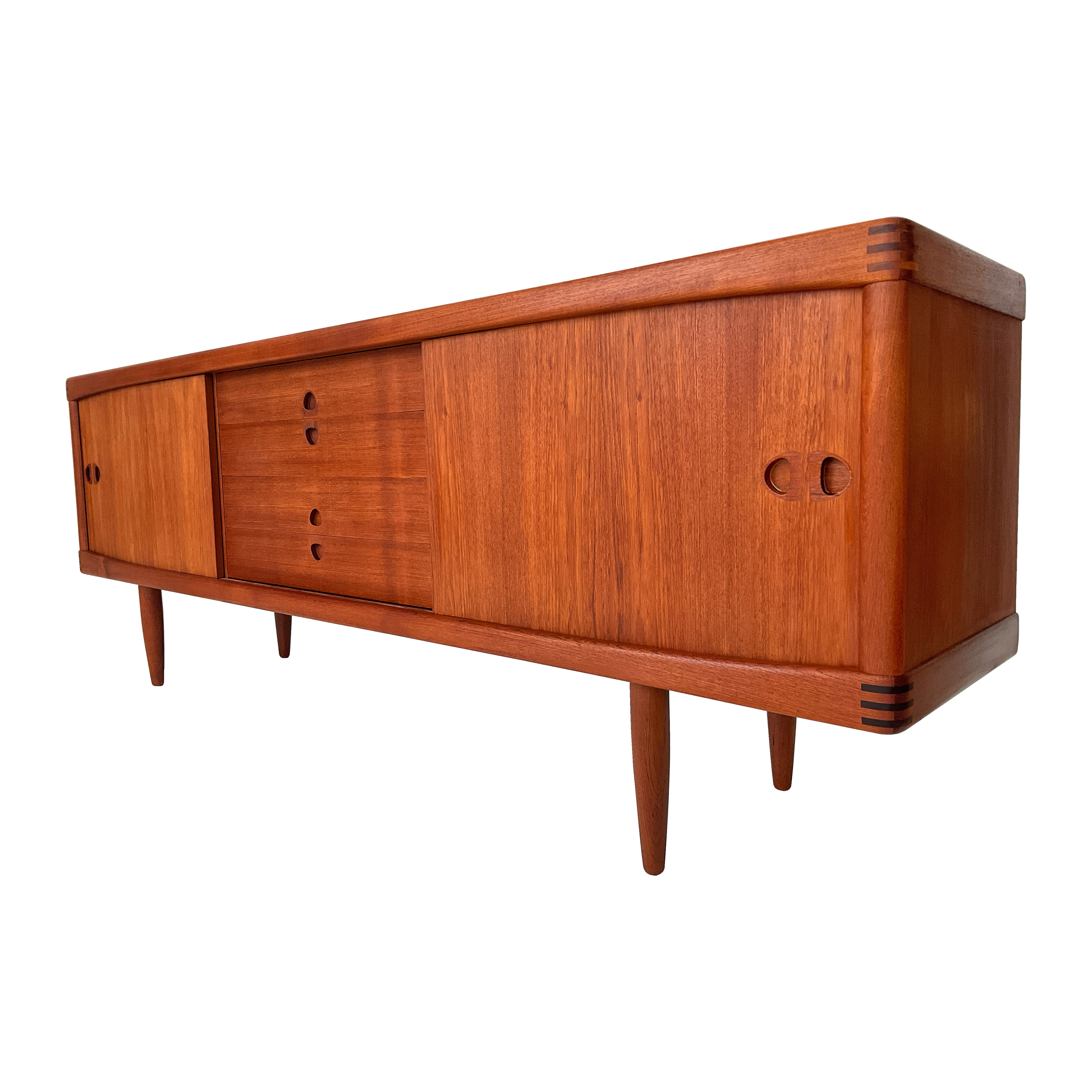 Buffet en teck '60s H.W. Klein pour Bramin, Denmark