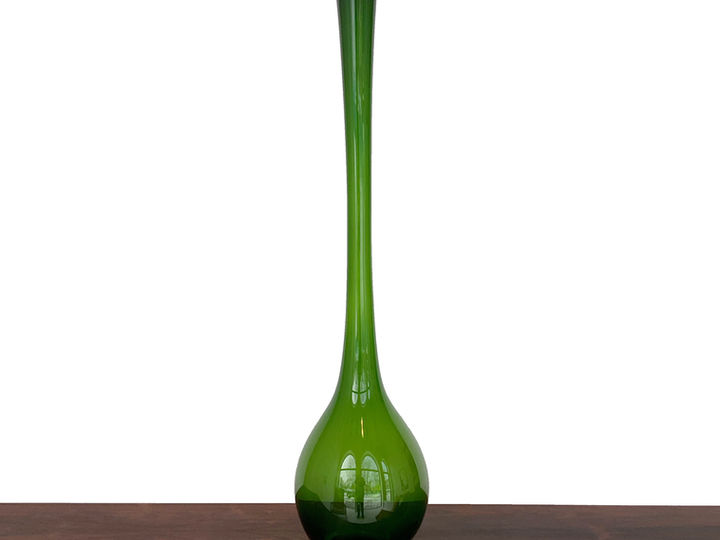 Grand Vase en verre '60s Arthur Percy pour Aseda, Sweden