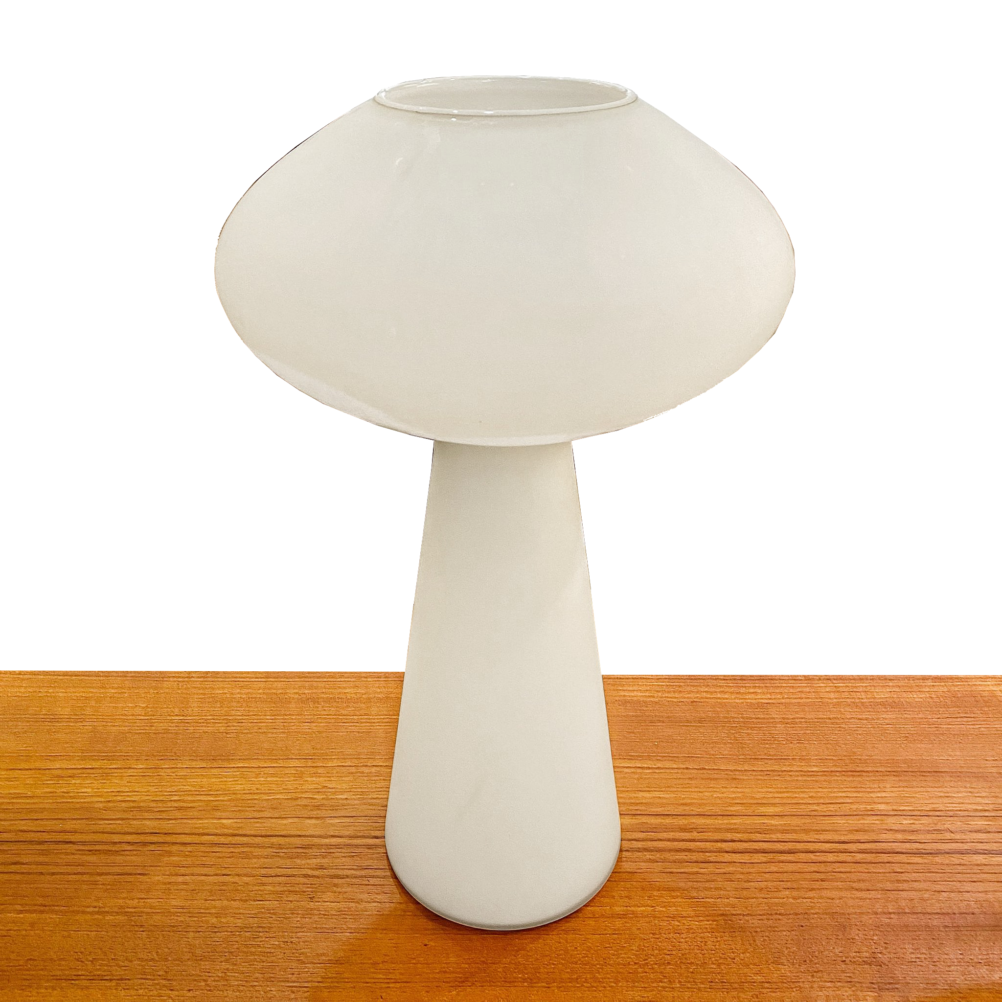 Lampe en verre '60s modèle "Mushroom" par Lisa Johannson-Pape, Sweden