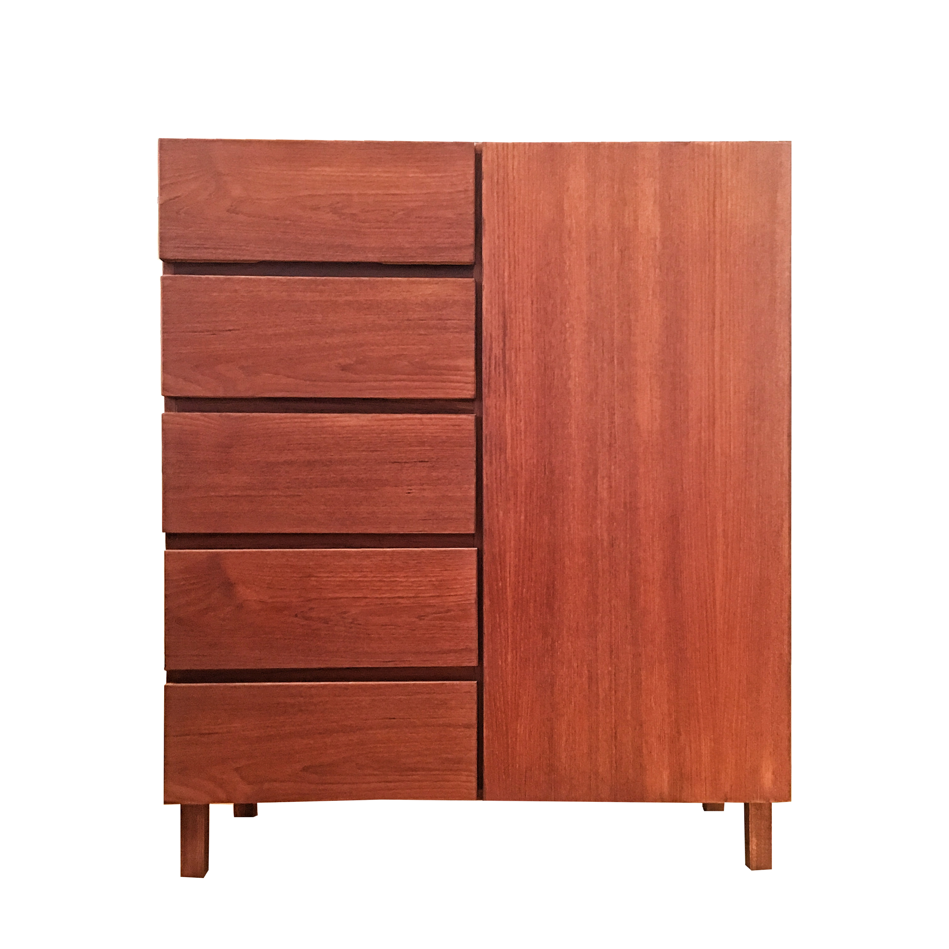 Commode en teck 70's restaurée