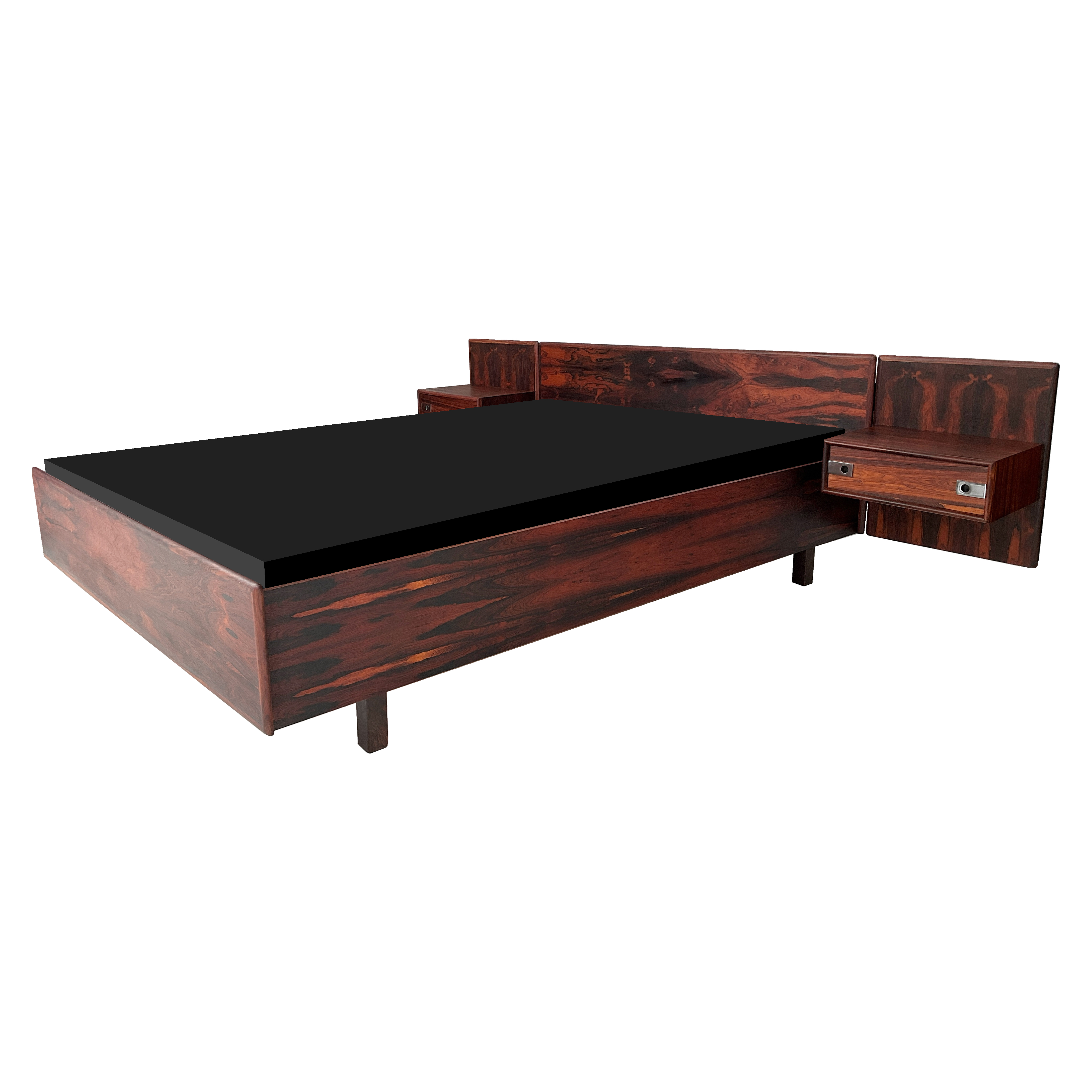 Lit QUEEN en bois de rose '70s Inter-Continental Design Limited, Canada