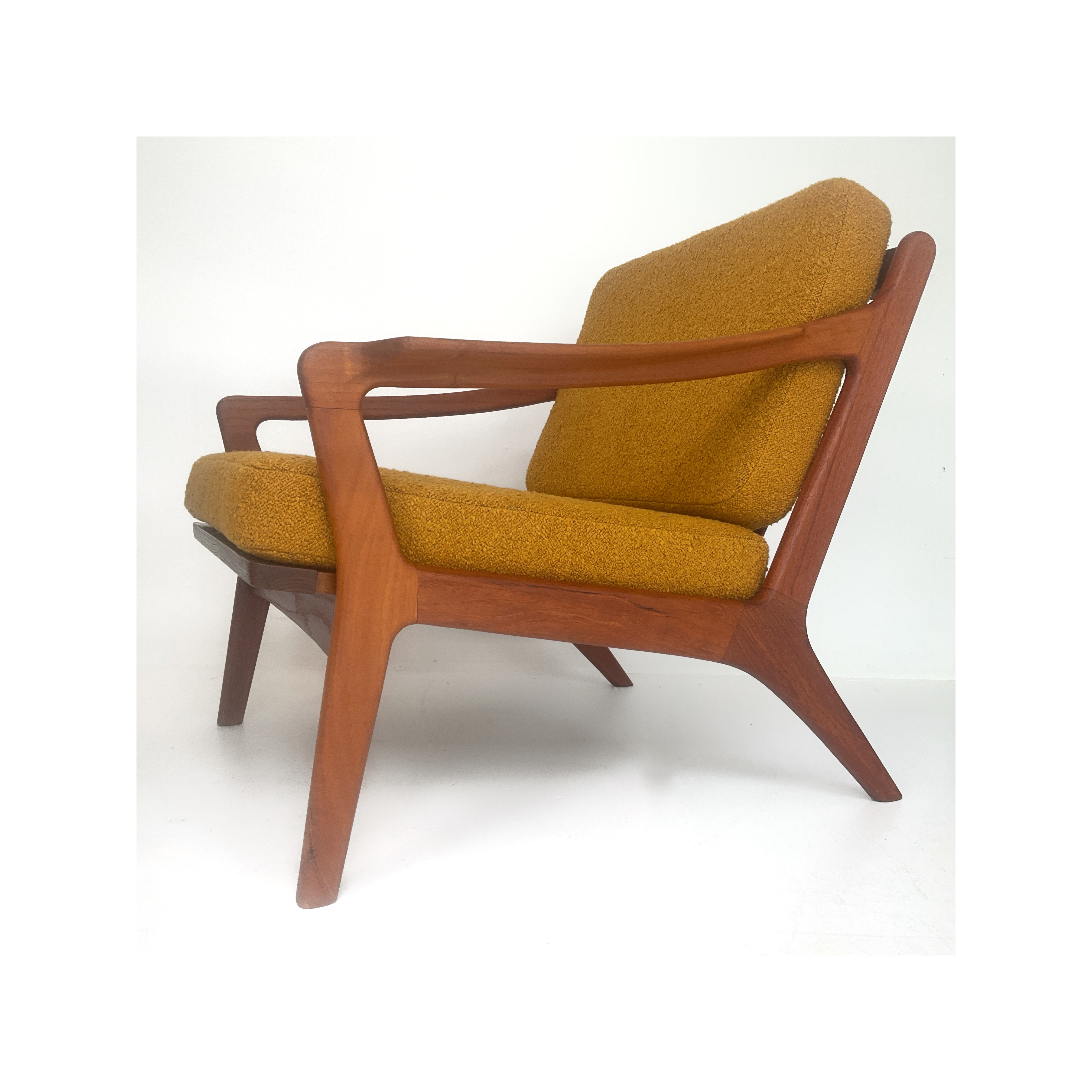 Fauteuil en teck '60s Arne Wahl Iversen, Komfort, Denmark