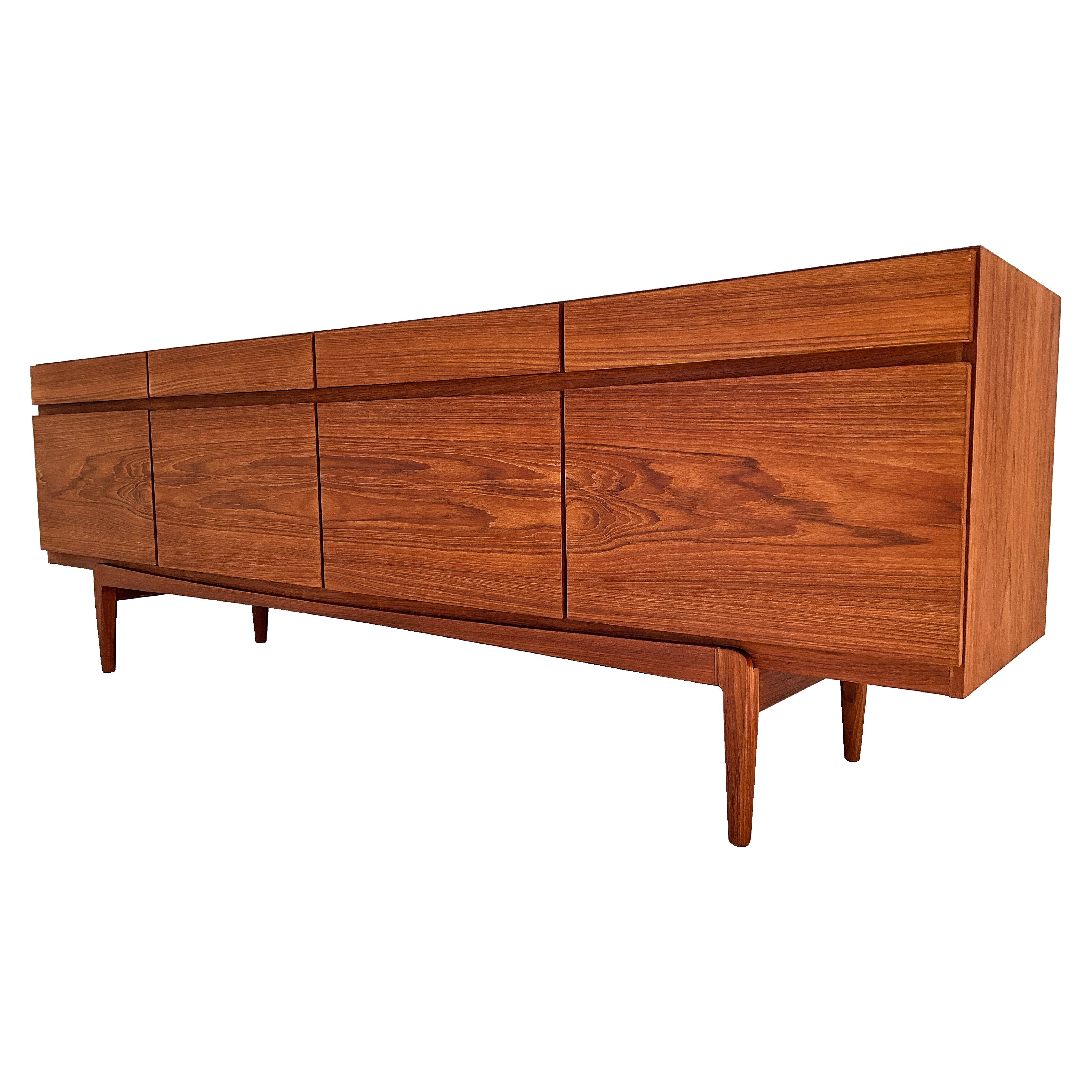 Buffet en teck '60s Ib Kofod-Larsen pour Faarup Møbelfabrik, Denmark