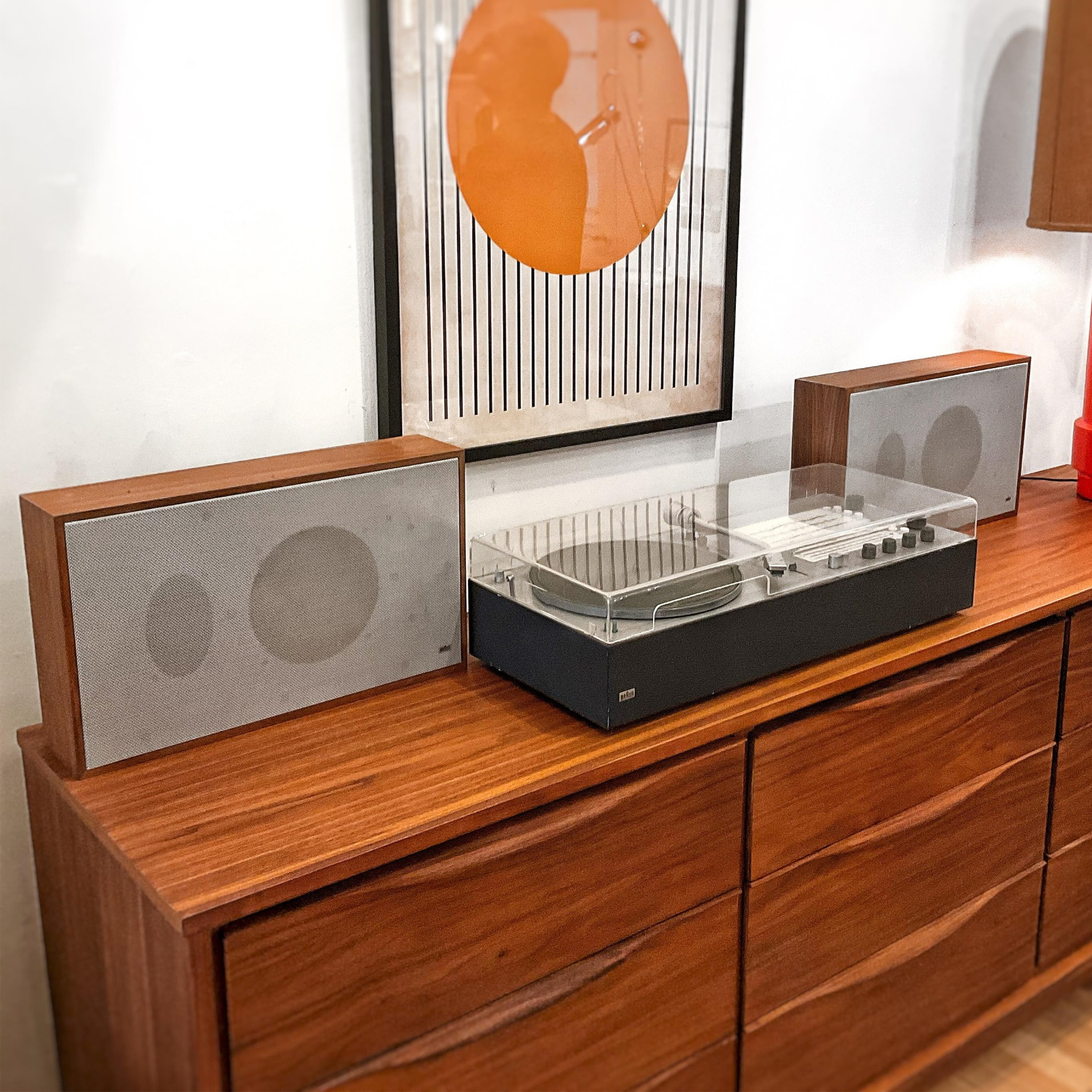 Radio \Table Tournante et haut-parleurs'60s BRAUN AG
