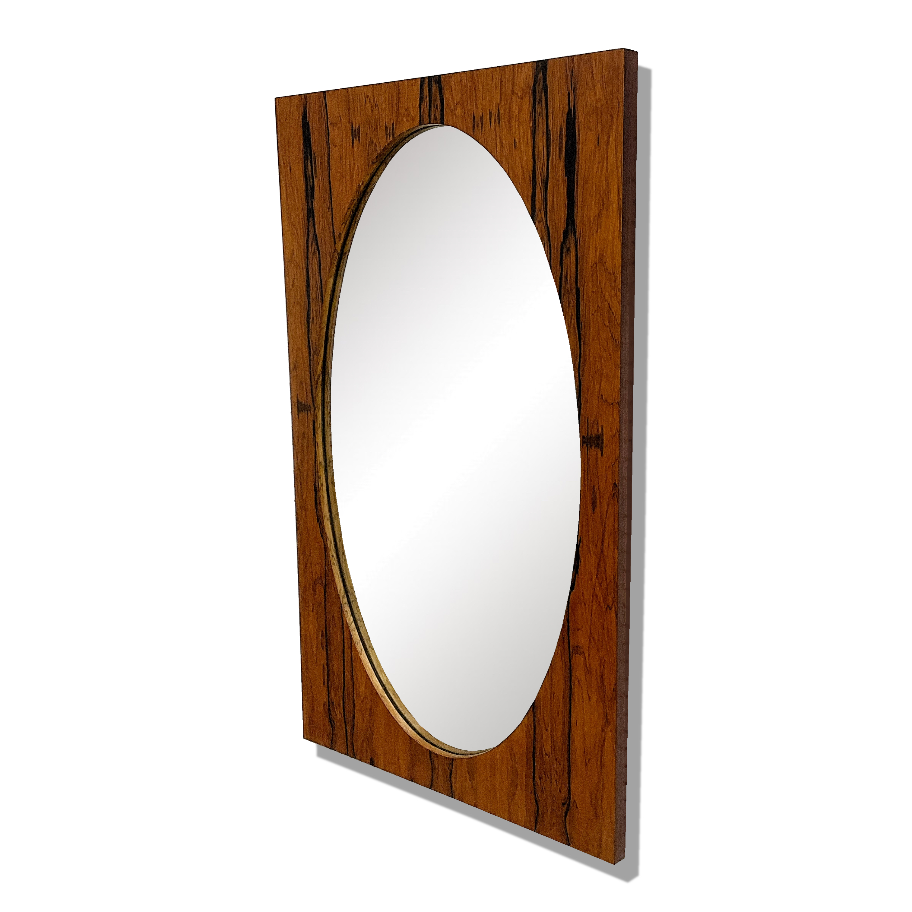 Miroir en bois de rose '70s CANADA
