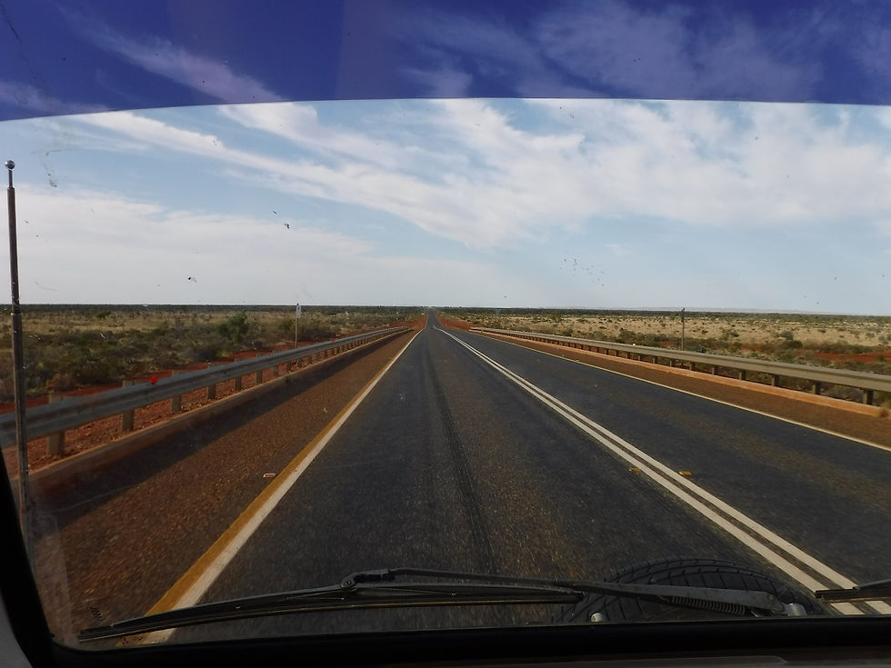 Sur la route du Red Center