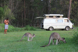 On the road,  NSW