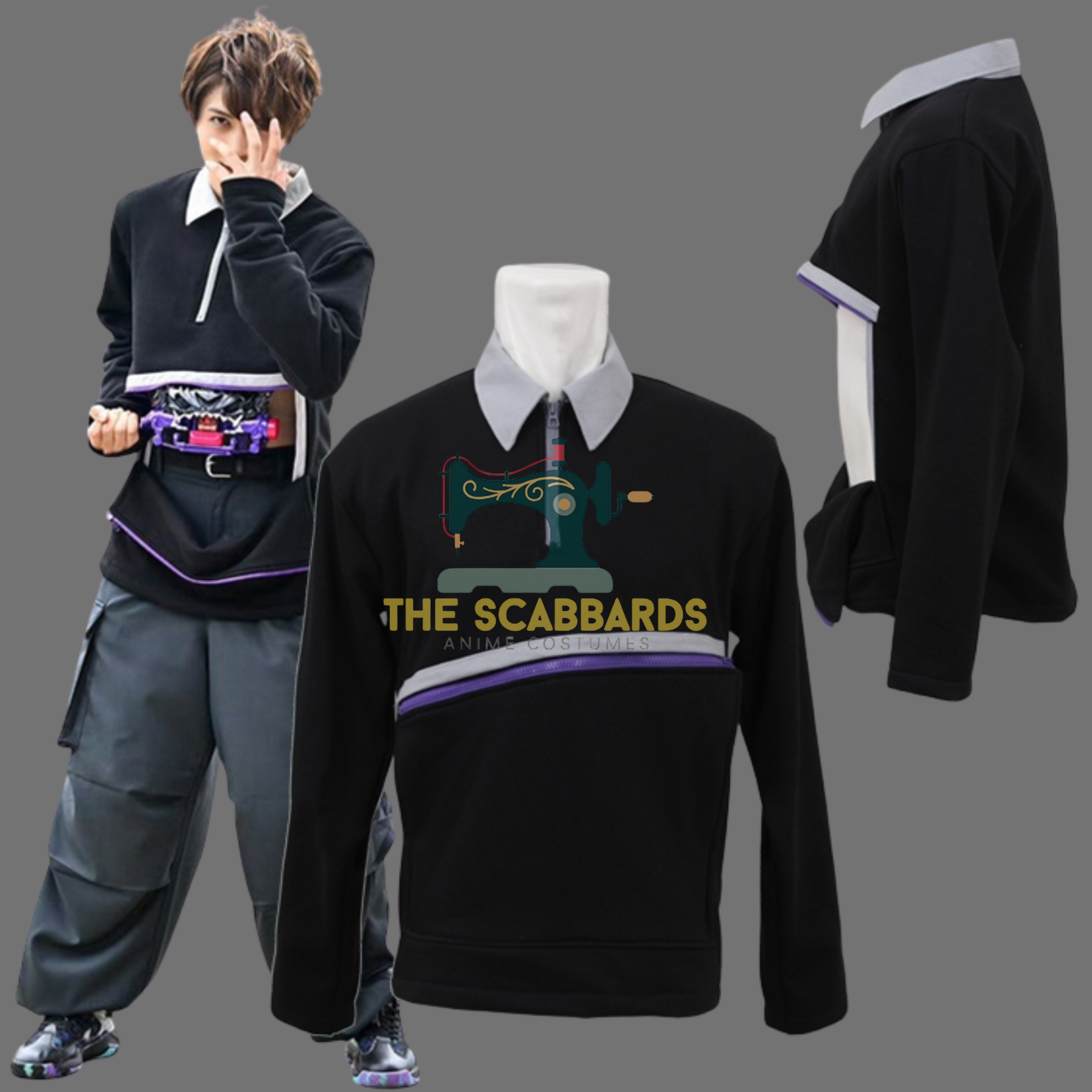 Dark Shoma Kamen Rider Bitter Gavv Sweater Anime Cosplay Sweatshirt