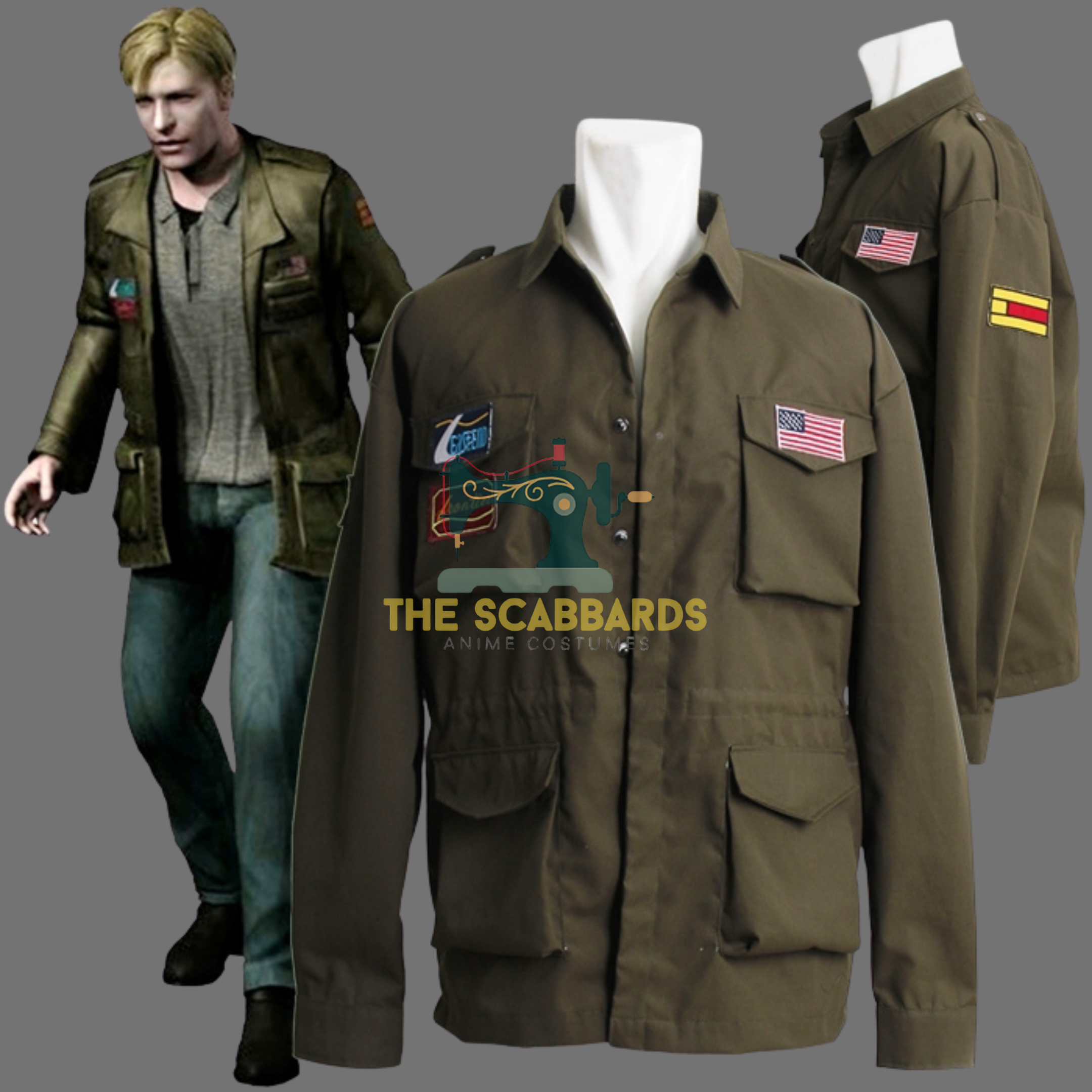 James Sunderland Jacket Silent Hill 2 Cosplay Costume Jacket