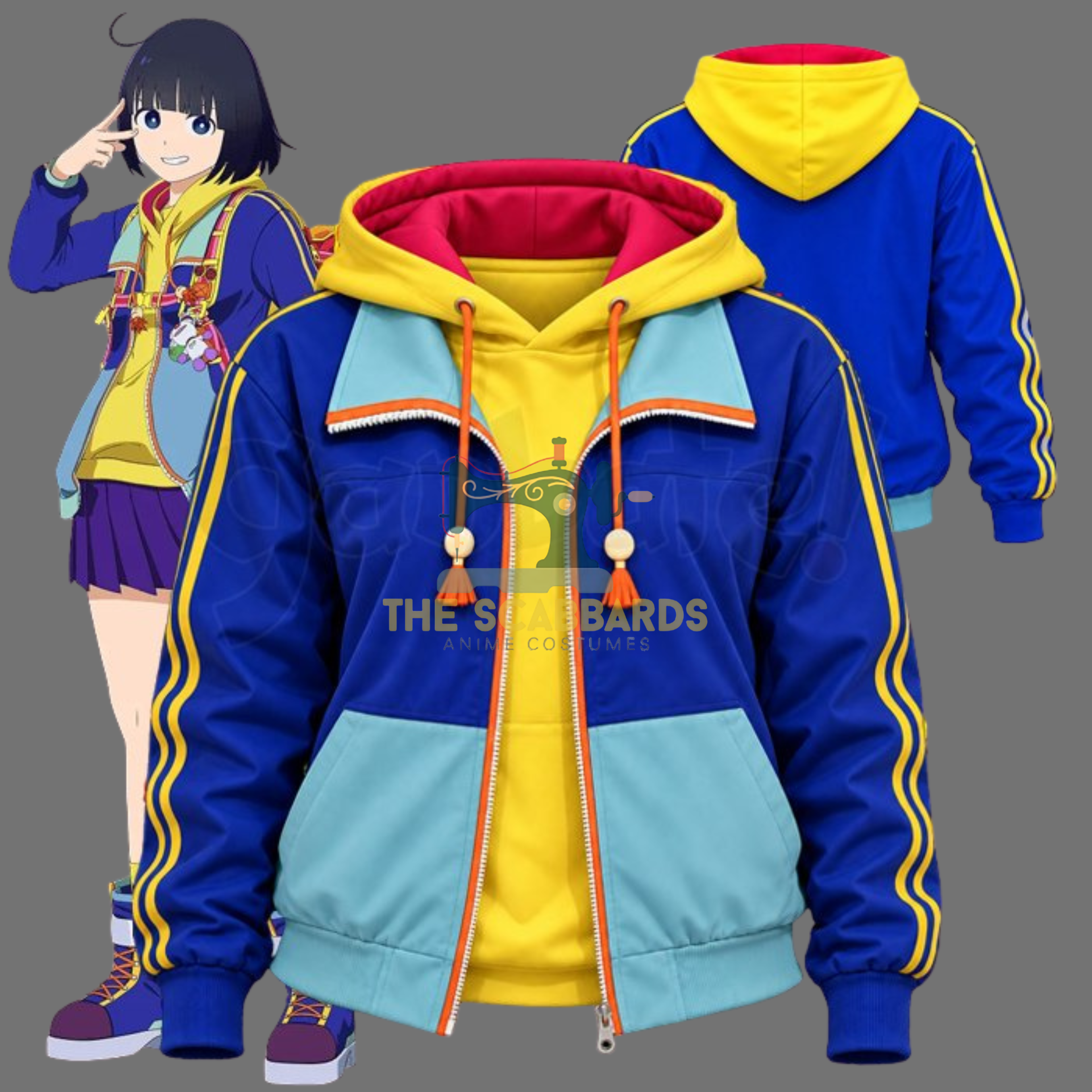 Shizuka Taira Tank Chair Hoodie Jacket | Anime Cosplay Jacket