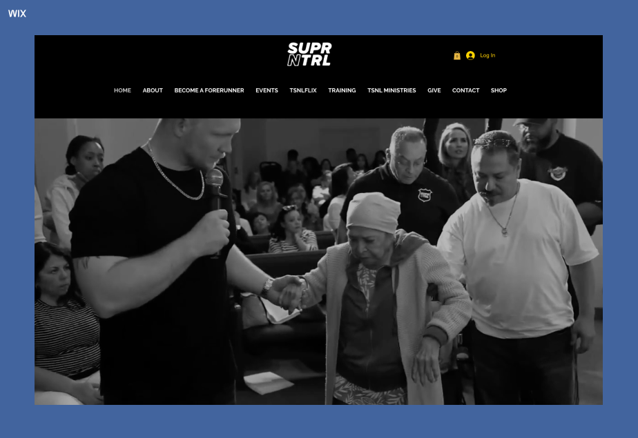 The Supernatural Life Wix church website