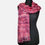 Thumbnail: Coral Plum Ripples Design Fine Silk Scarf