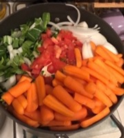 Arranged Food and Objects