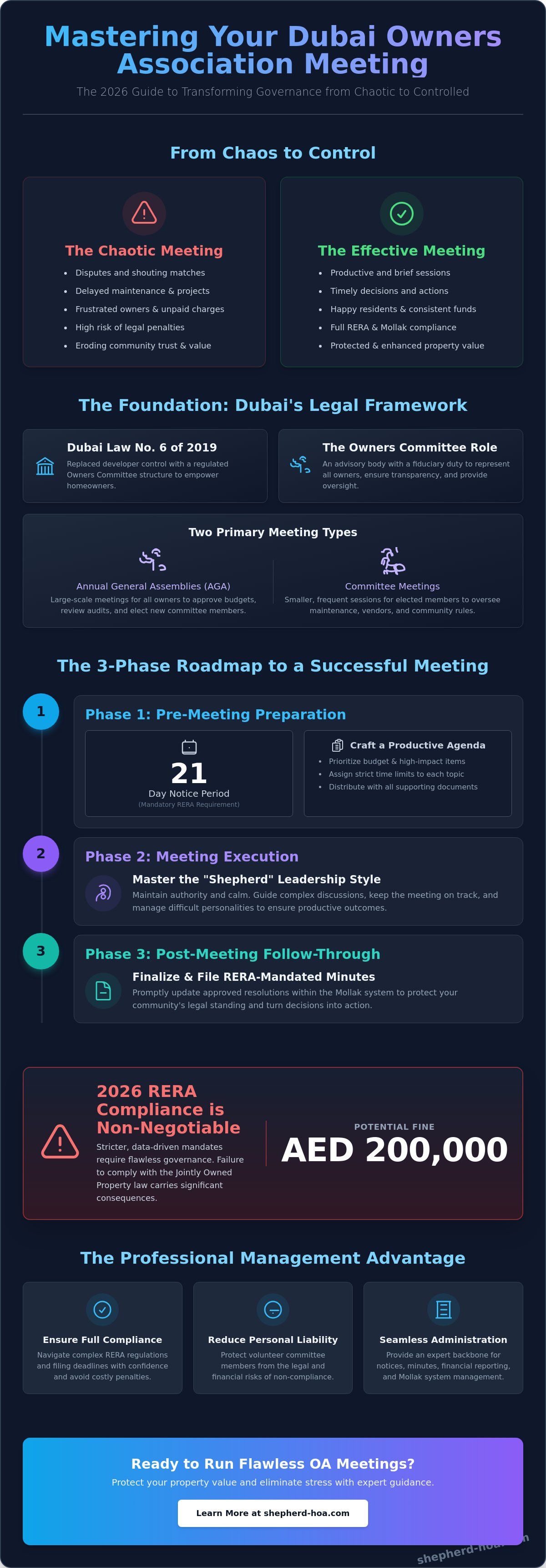 How to run an effective owners association meeting