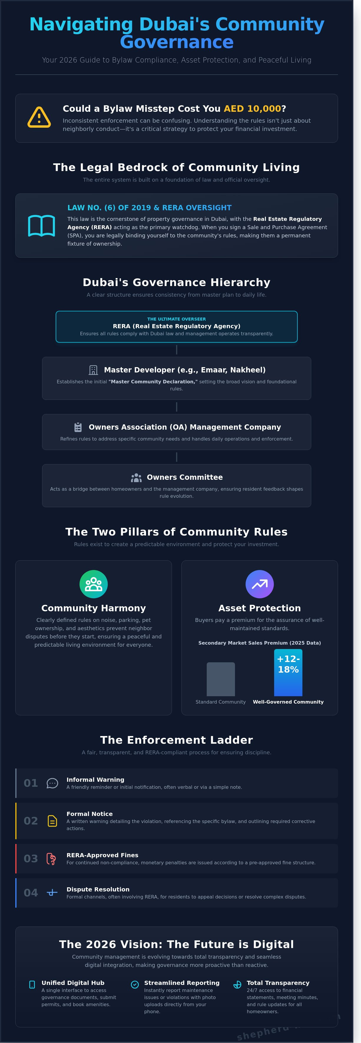 Community rules and regulations dubai