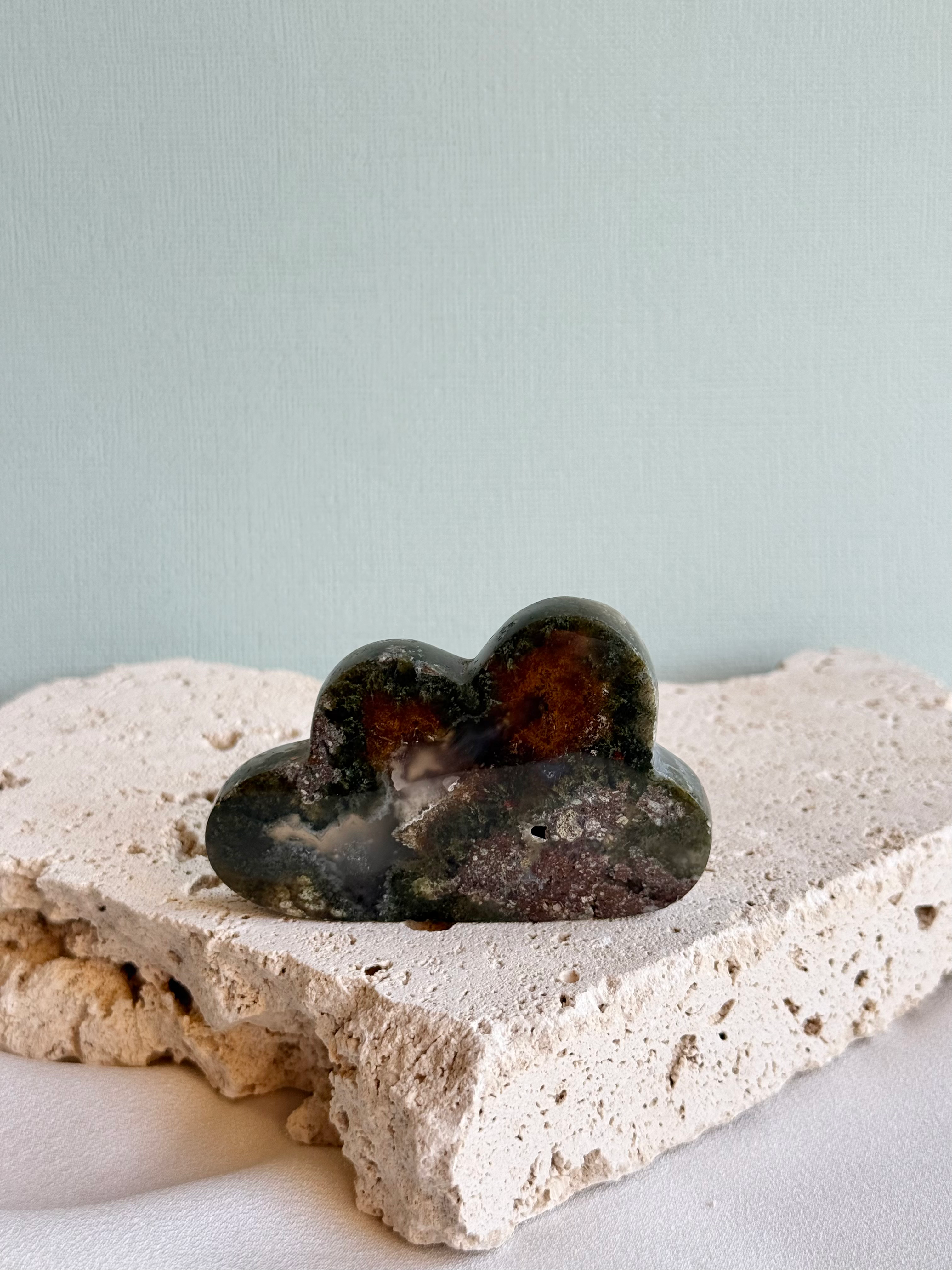 Scenic Moss Agate Cloud Small G