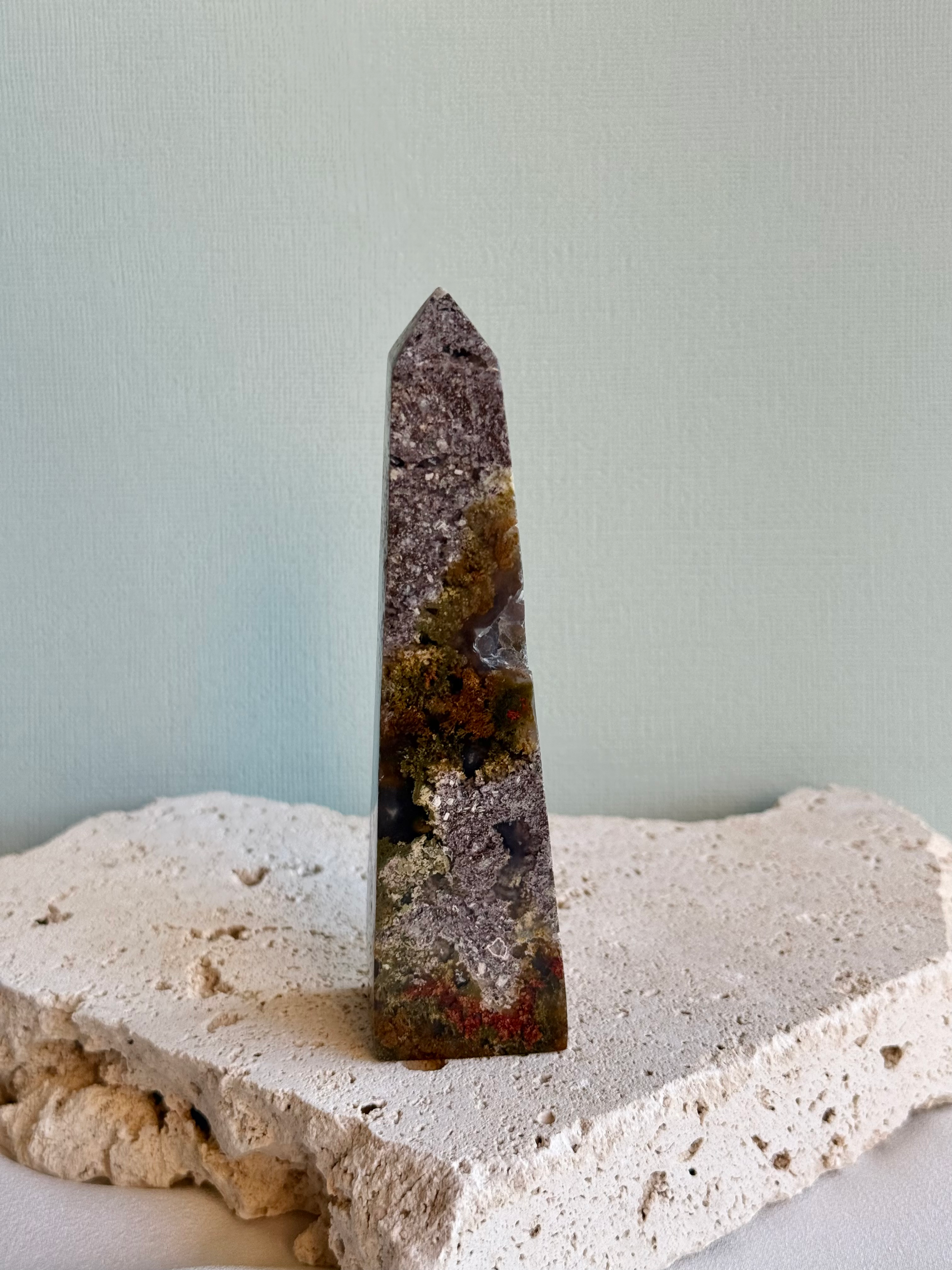 Scenic Moss Agate Tower C