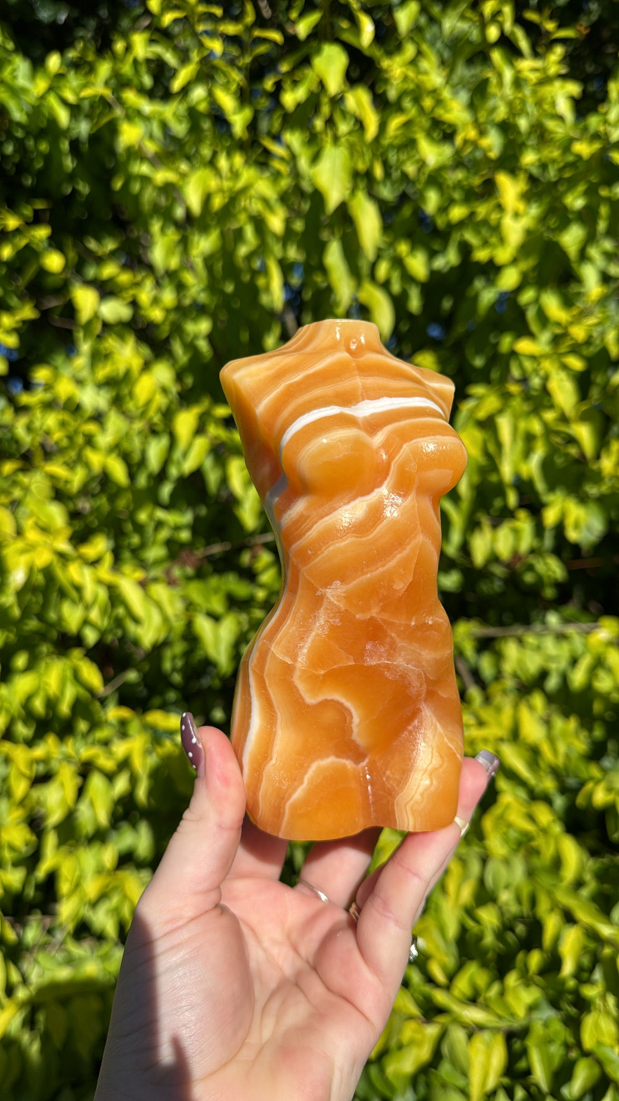 Orange Calcite Lady Body A
