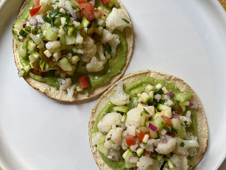 Ceviche de Coliflor y Calabaza