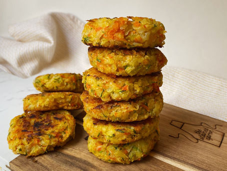 Tortitas de Papa, Zanahoria y Calabaza