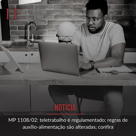 Medida Provisória 1108/02: teletrabalho é regulamentado e regras de auxílio-alimentação são alterada
