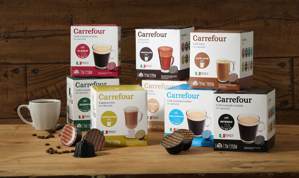 Carrefour lanza cápsulas de café compatibles con Dolce Gusto