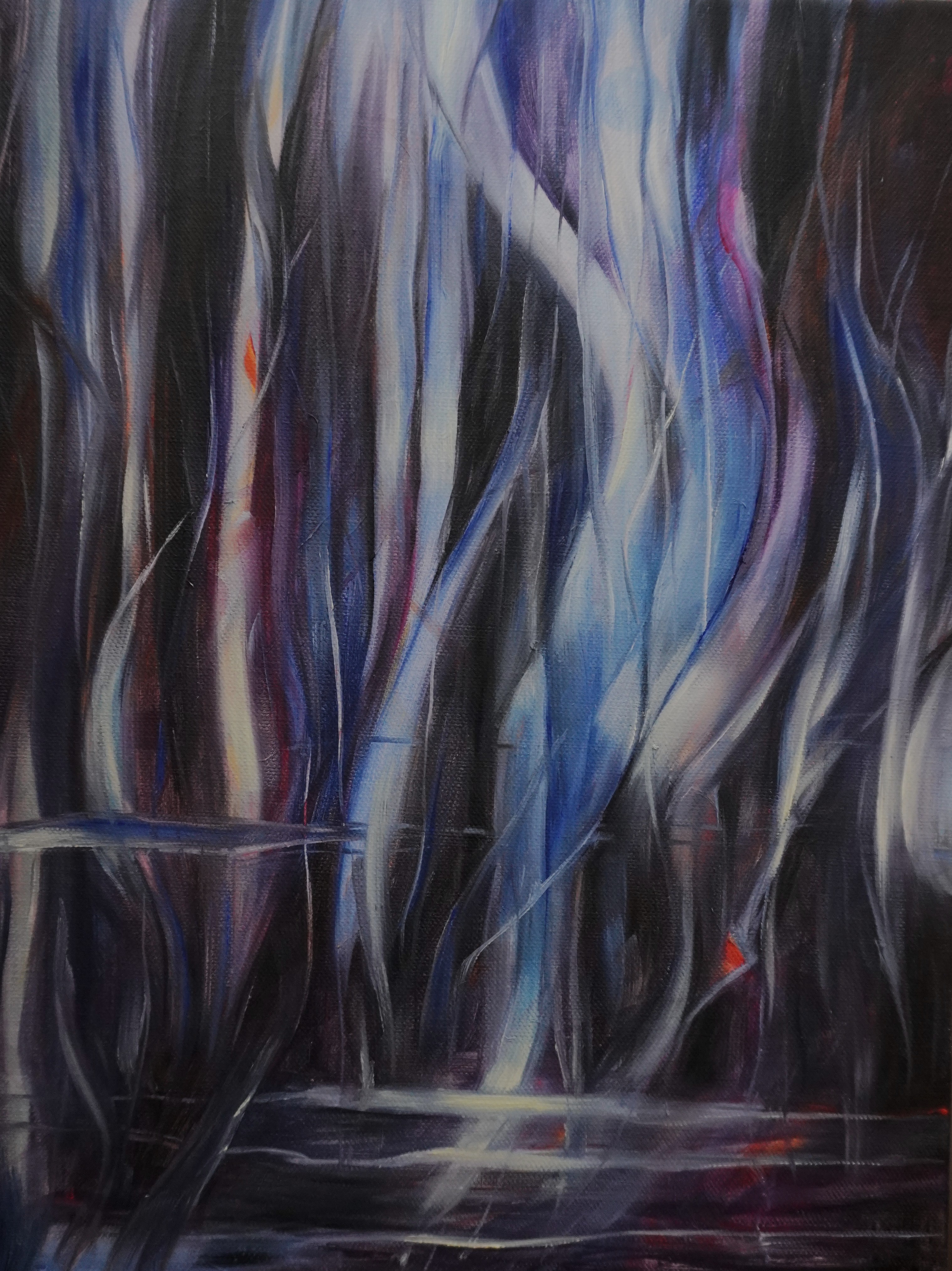 Abstract painting by artist Marina Yang