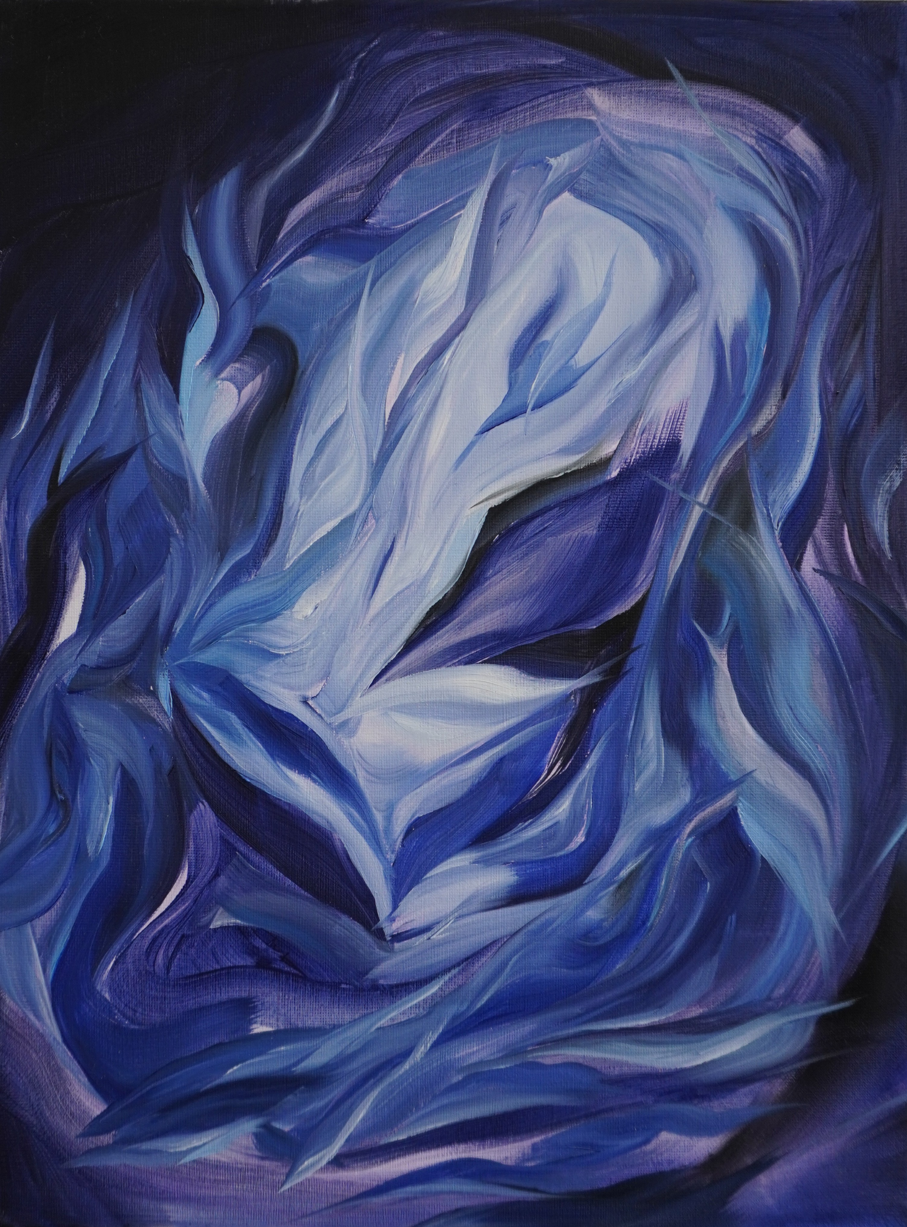 Abstract painting by Australian artist Marina Yang