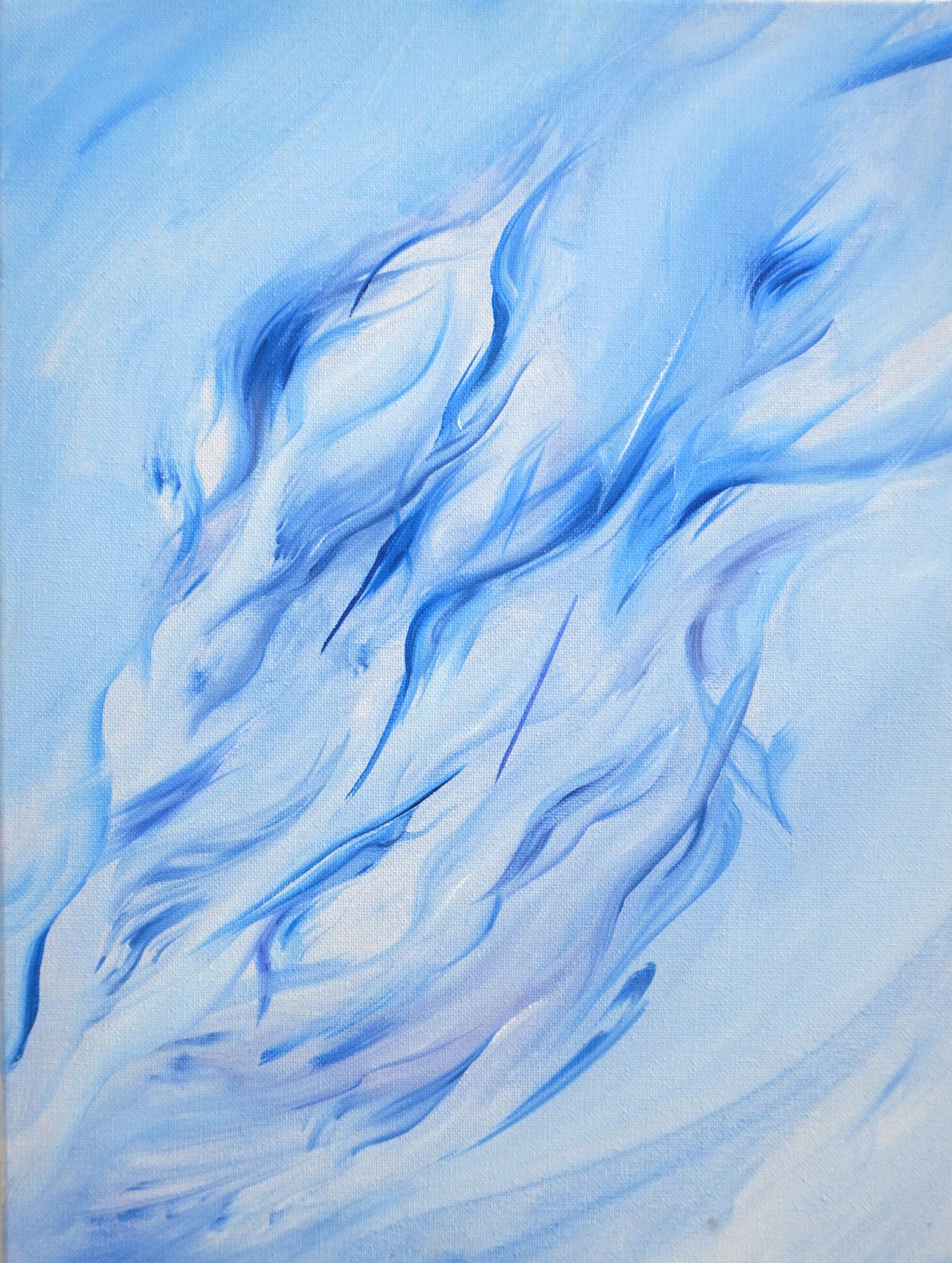 Abstract painting by Australian artist Marina Yang