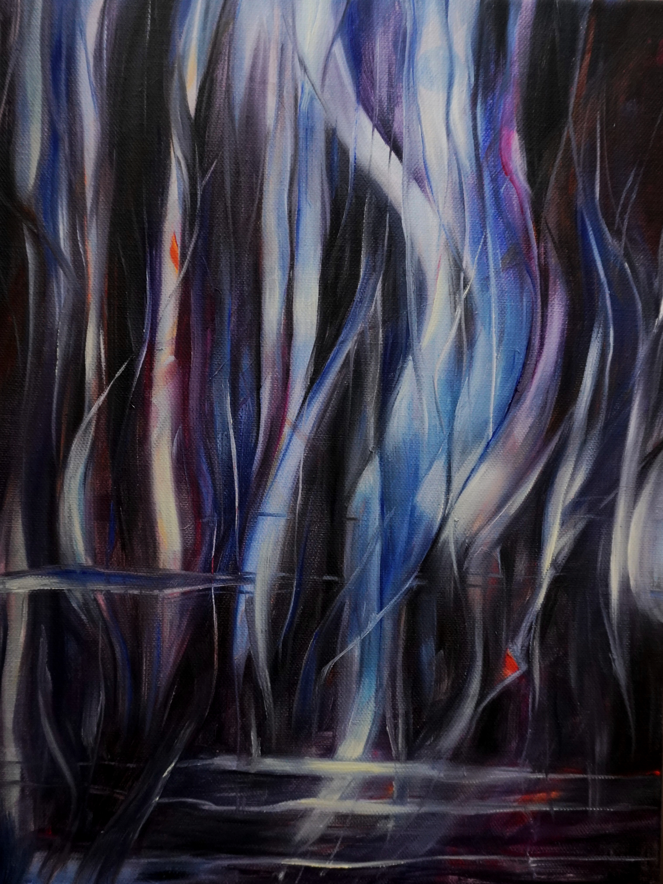 Abstract painting by Australian artist Marina Yang