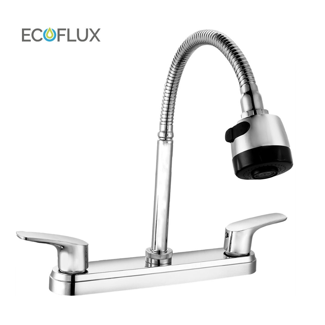 MEZCLADORA FREGADERO 8" FLEXIBLE