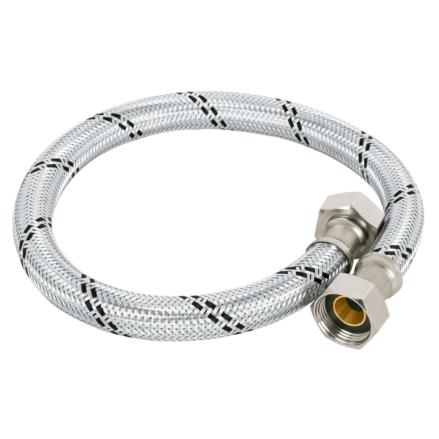 MANGUERA BOYLER 1/2" X 1/2" ACERO INOX. FOSET
