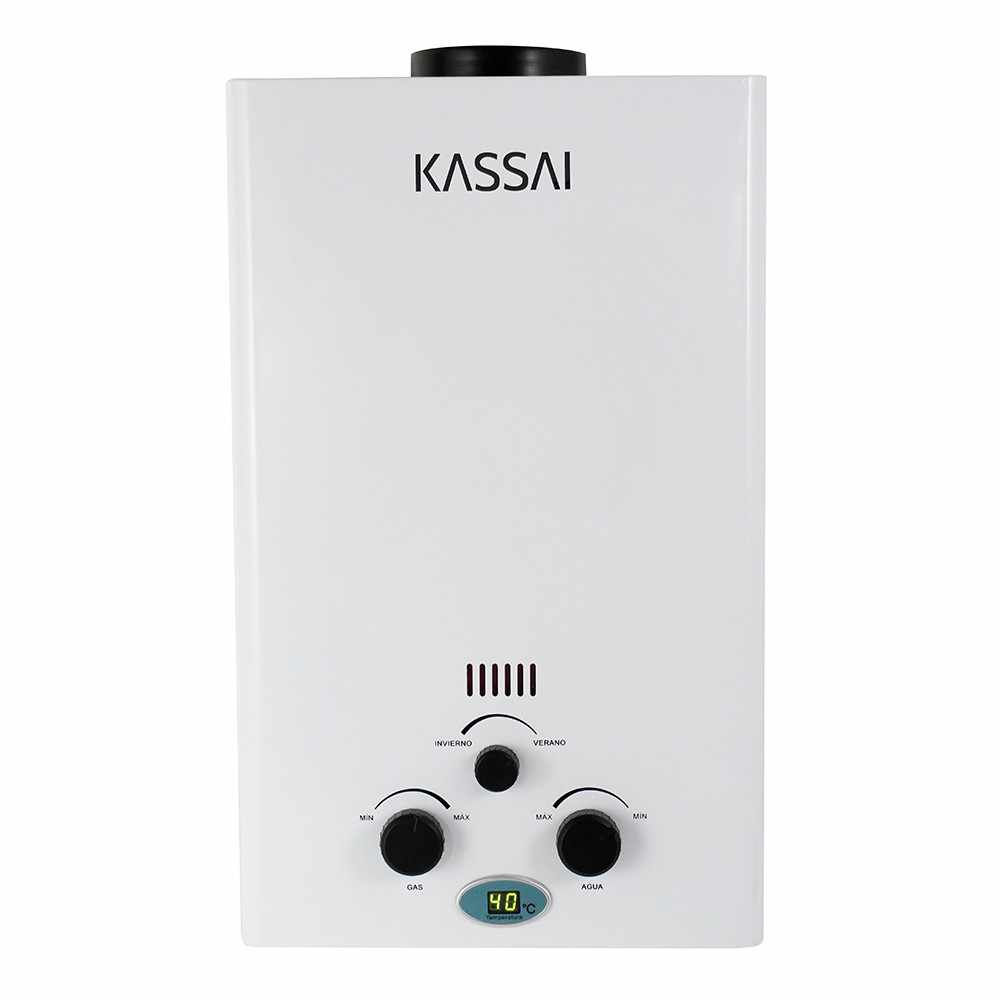 CALENTADOR DE PASO 10 LPM INSTANTÁNEO, KASSAI, EXTERIOR, GAS LP (PROPANO) ENCE