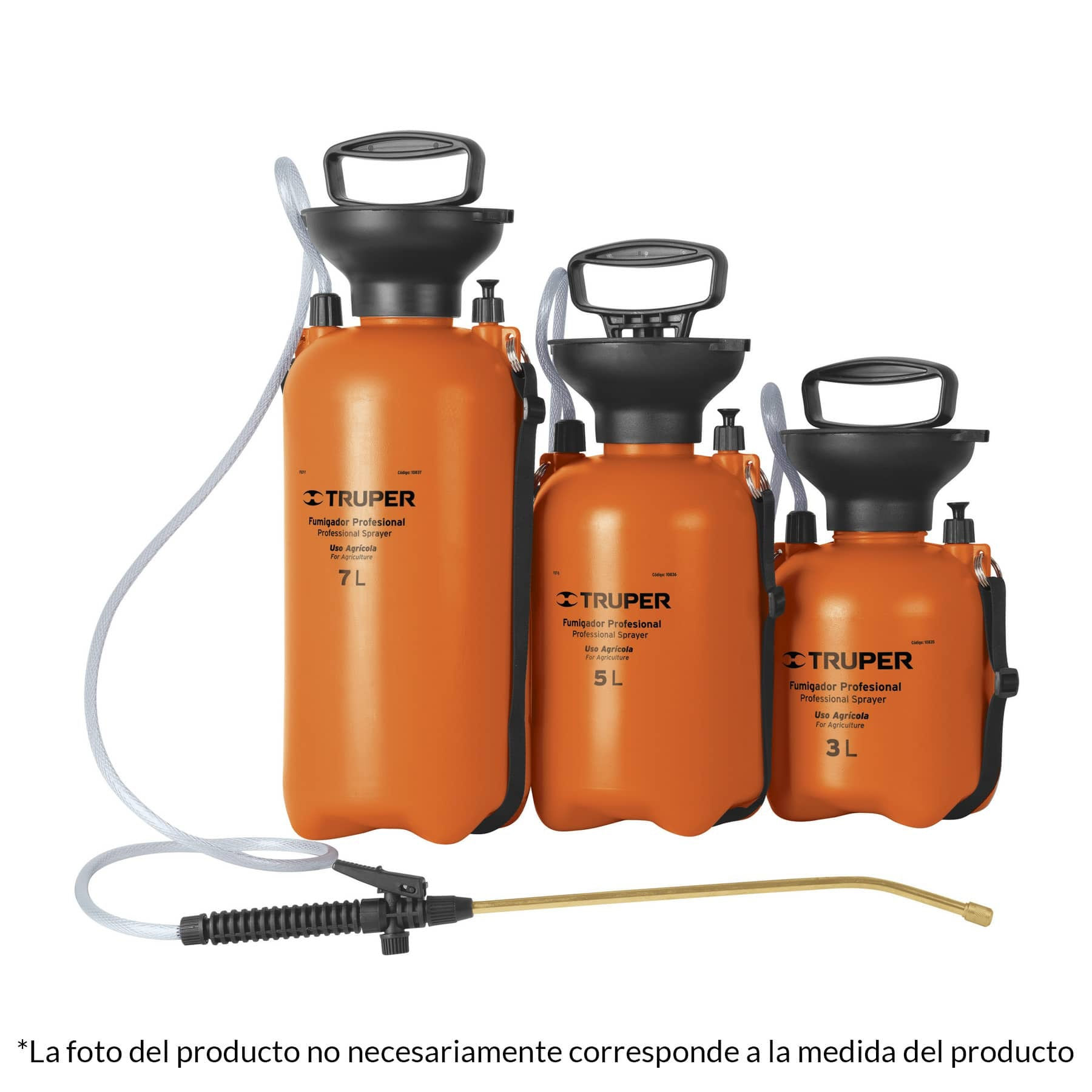 FUMIGADORA MANUAL TRUPER 3,5,7 LT