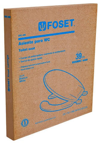 Miniatura: ASIENTO W.C REDONDO HUESO FOSET