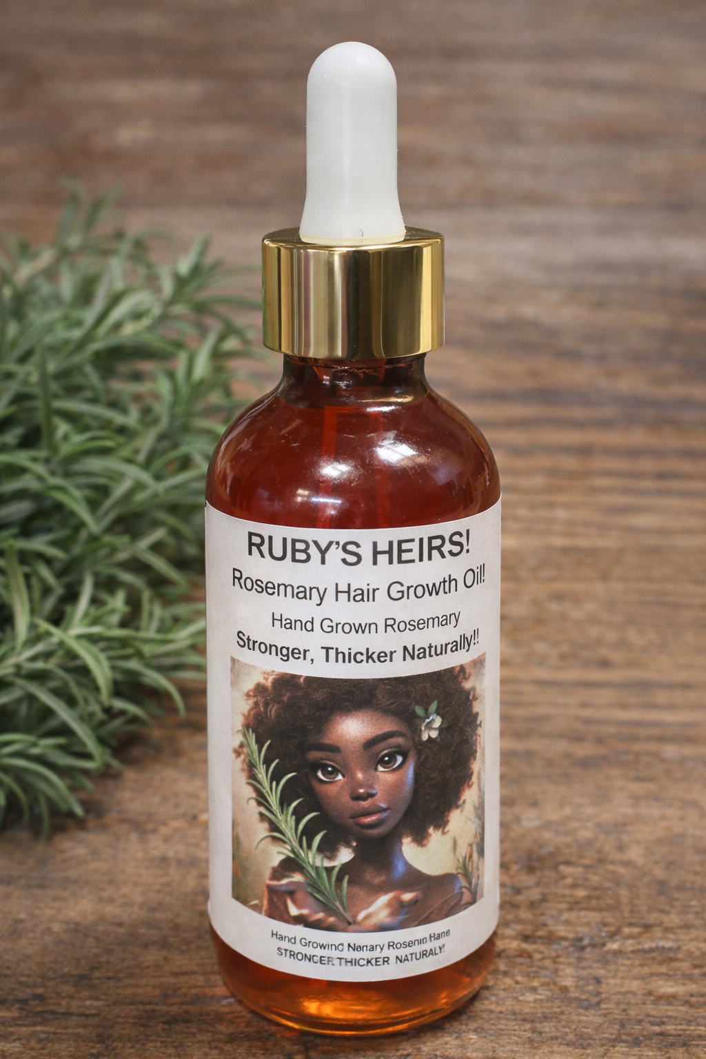 Rosemary Hair Growth Oil by Ruby's Heirs!