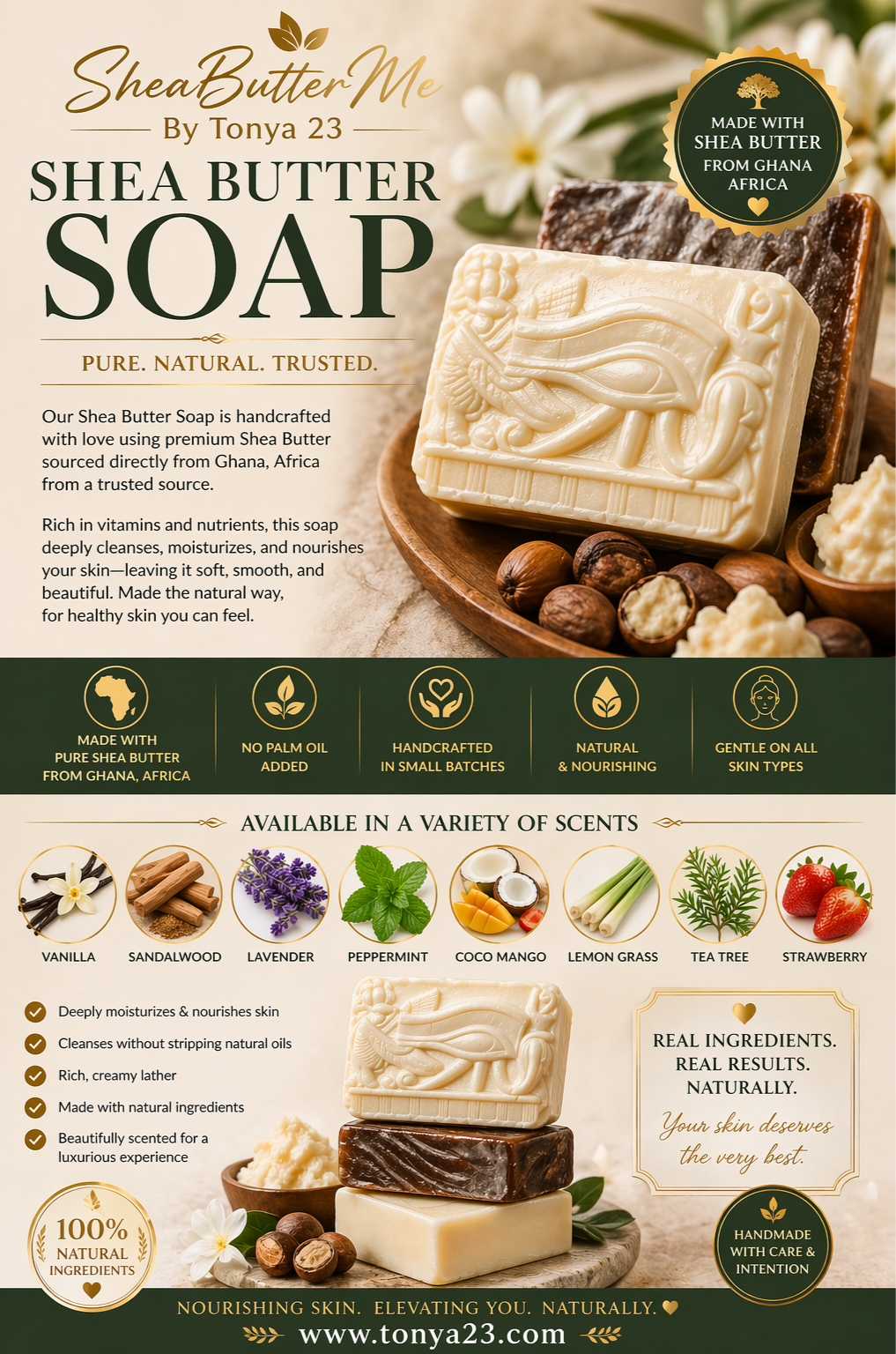 100% African Shea Butter Soap! By Tonya 23